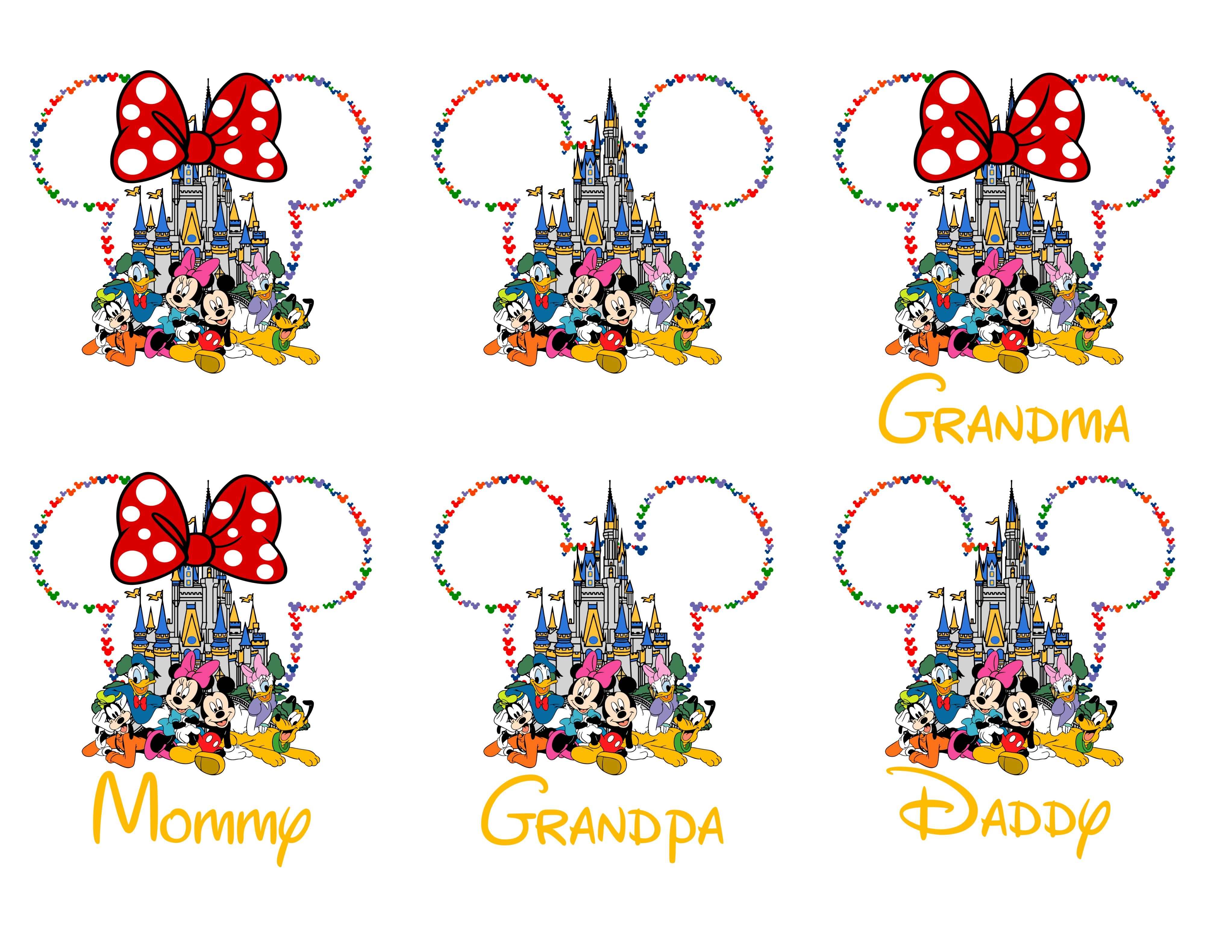 Disney Home Castle Mickey Ears Pack - Digital Download Sublimation