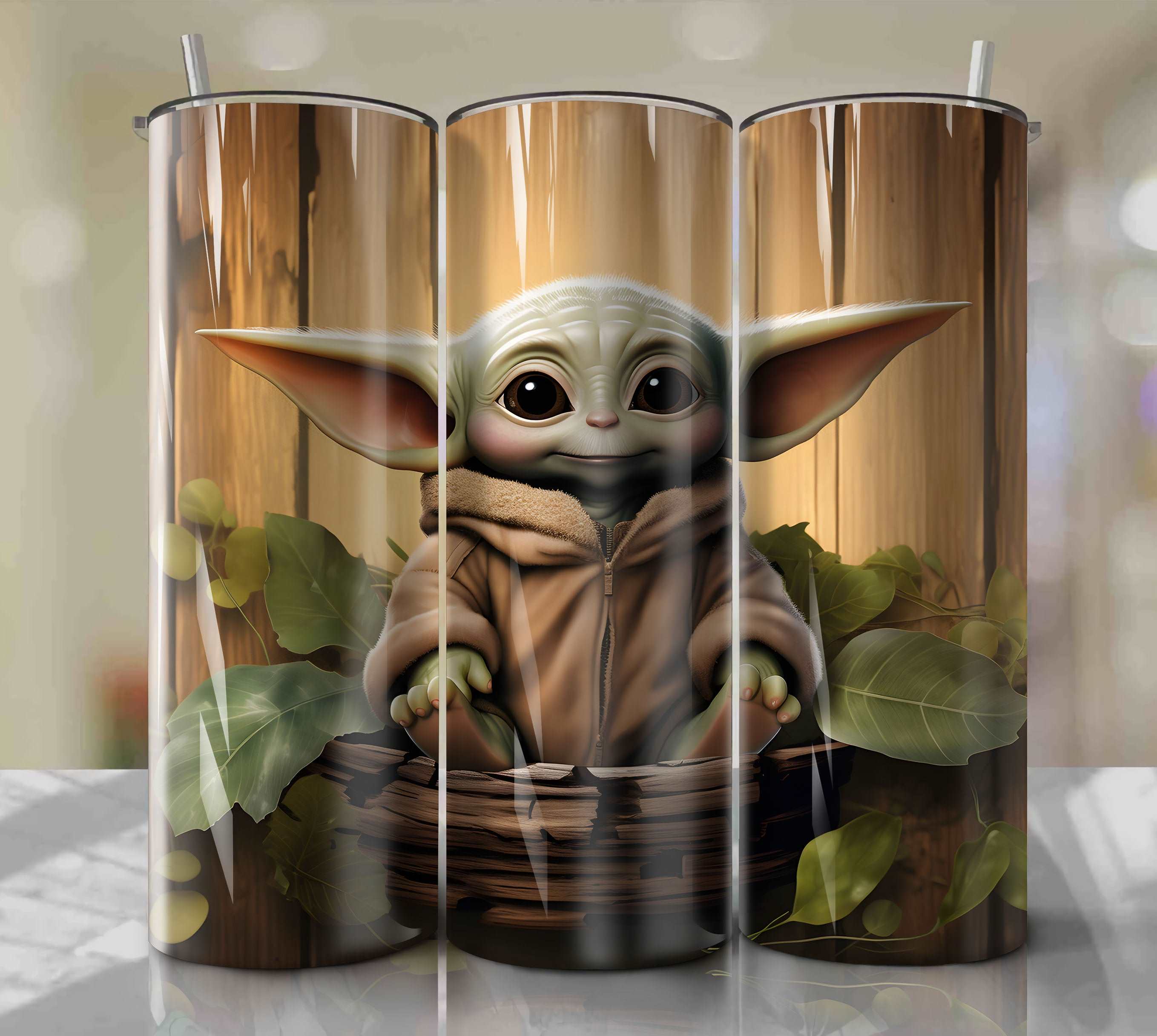 Galaxy Baby Yoda 20oz Tumbler