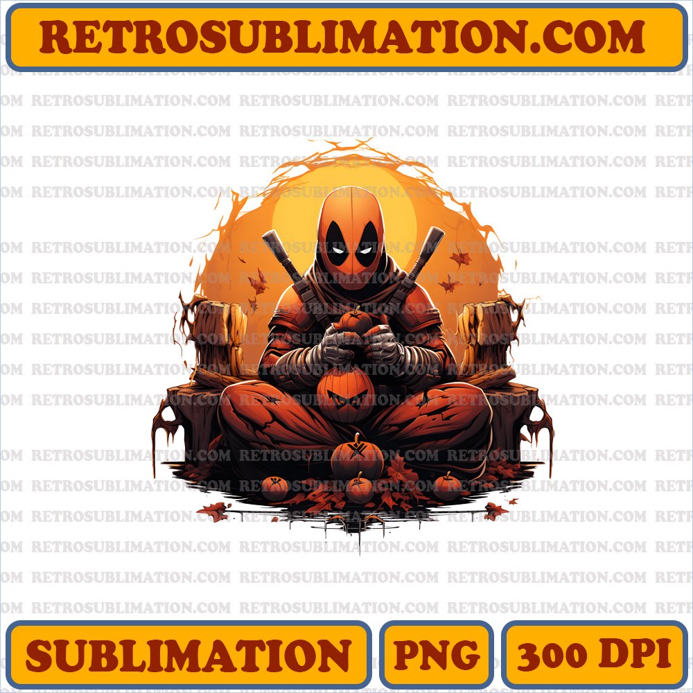 mischievous-deadpool-carving-pumpkin-digital-download-sublimation-pn