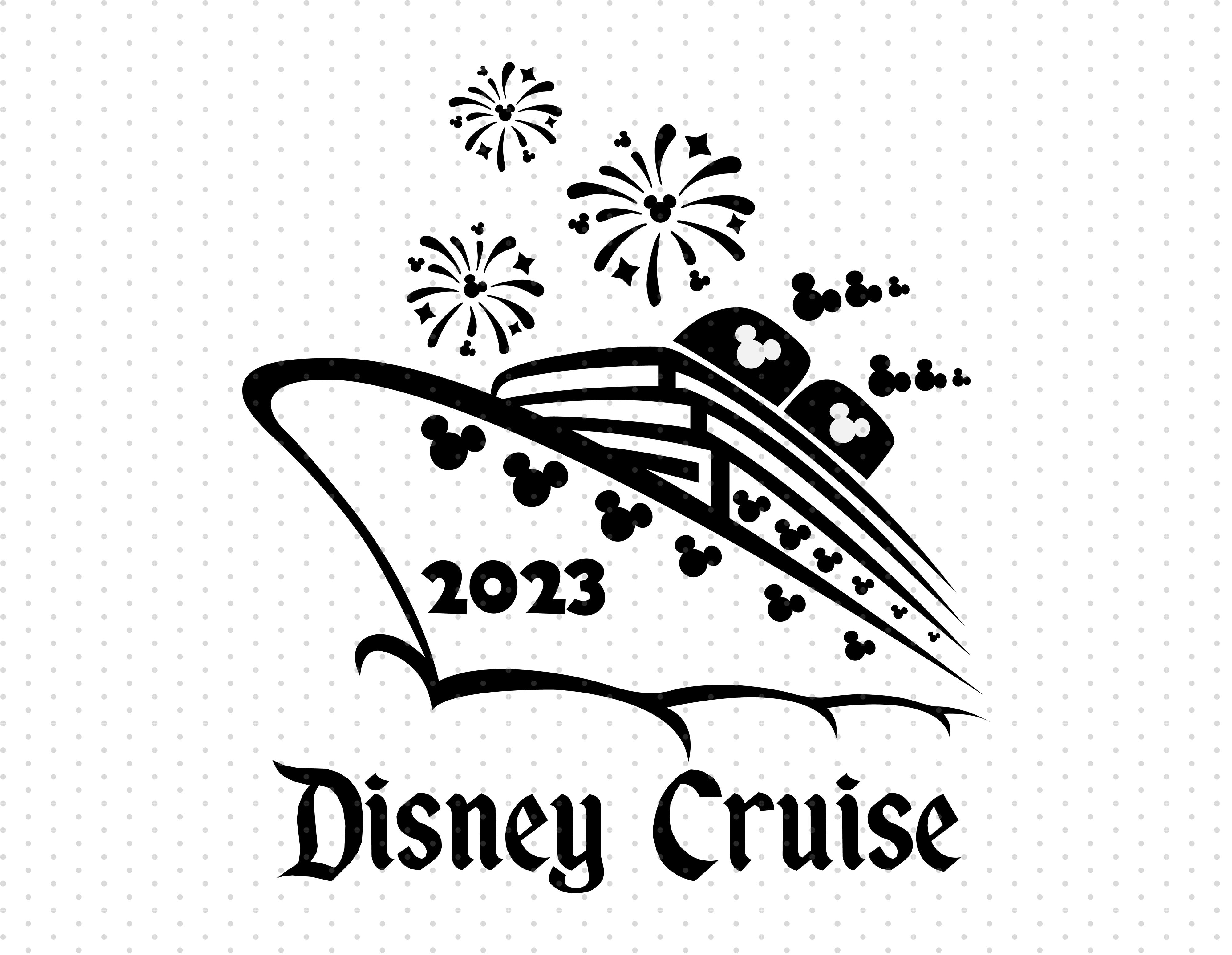 Disney Cruise 2023 SVG