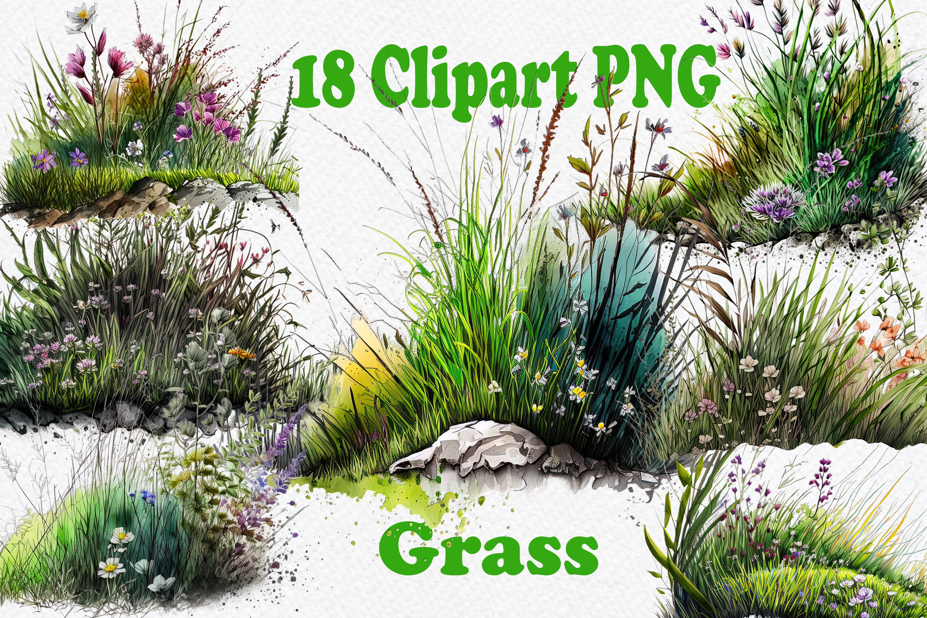 landscape grass clipart