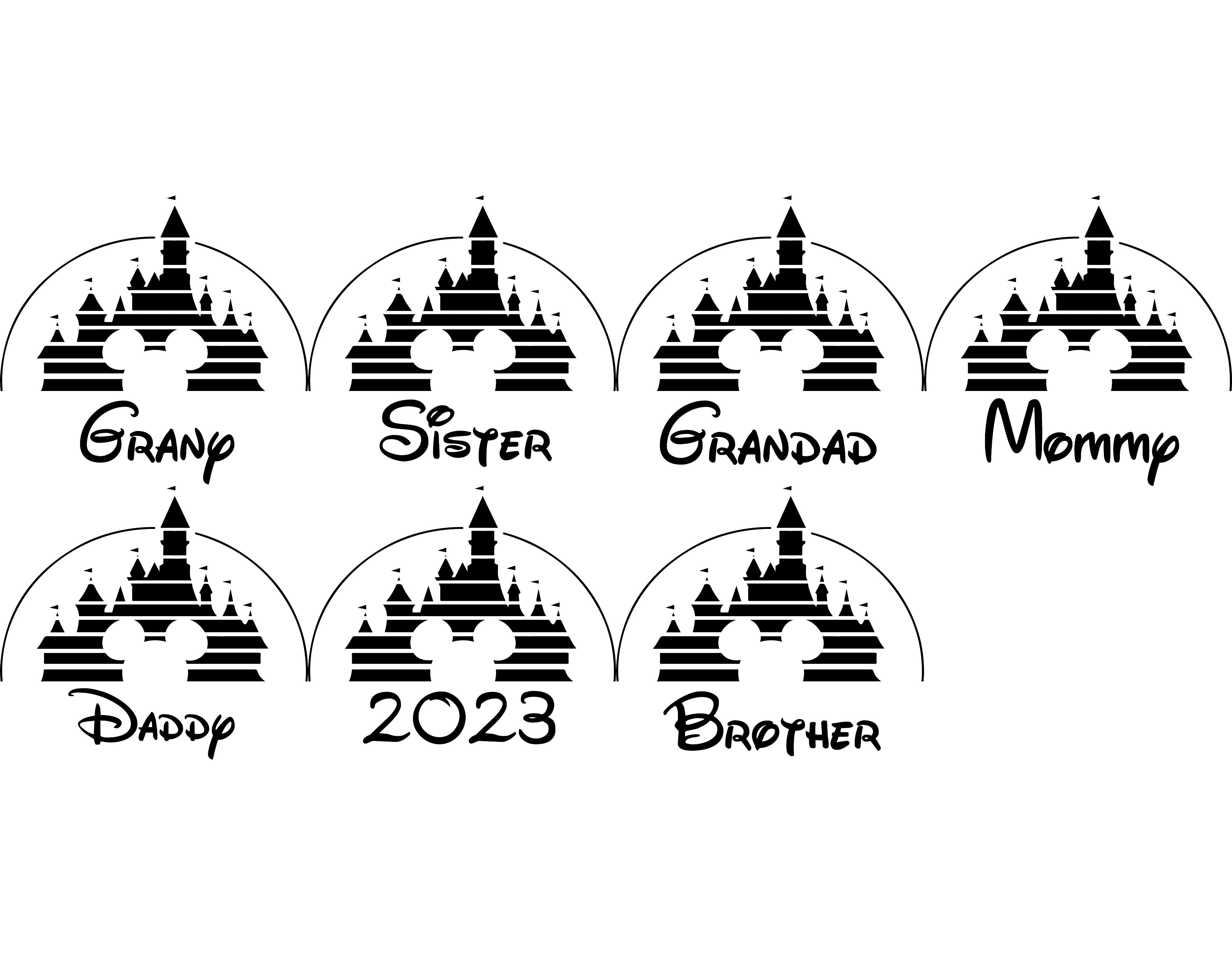 2023 Minnie Mouse Svg, Birthday Squad Svg, Family Vacation