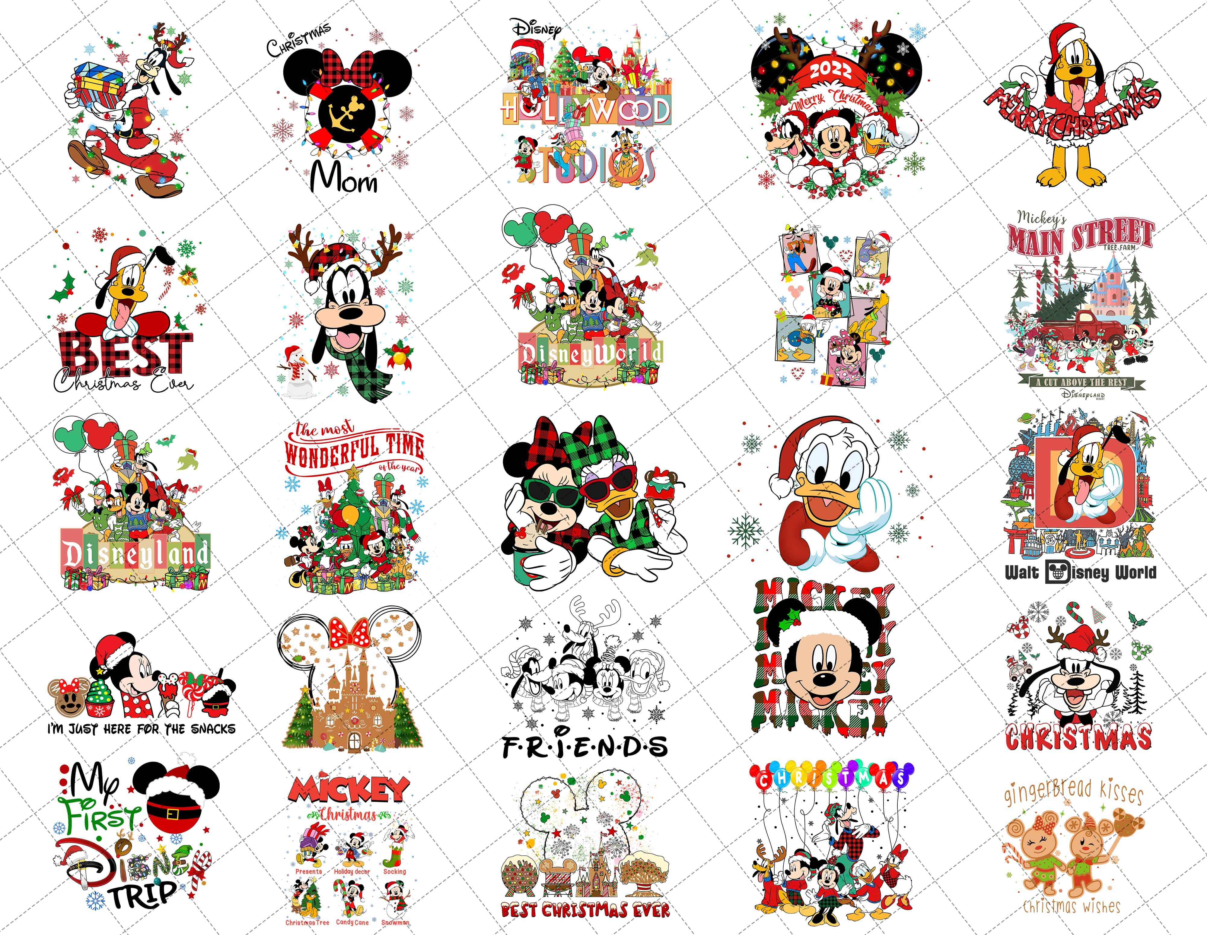 Mickey Mouse Minnie Mouse And Friends Christmas Stickers Disney