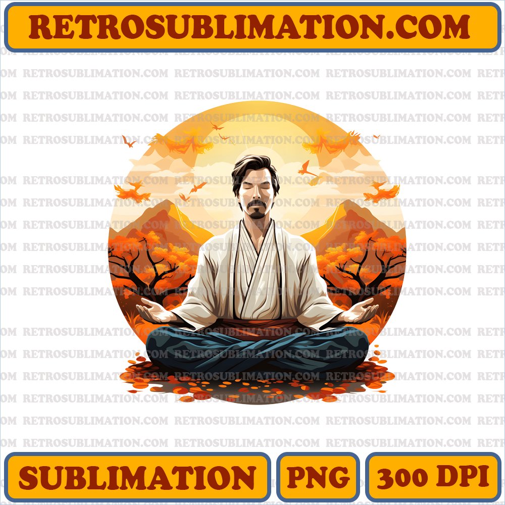 <Gratitude Meditations> Surreal Thanksgiving Doctor Strange PNG Digital Download
