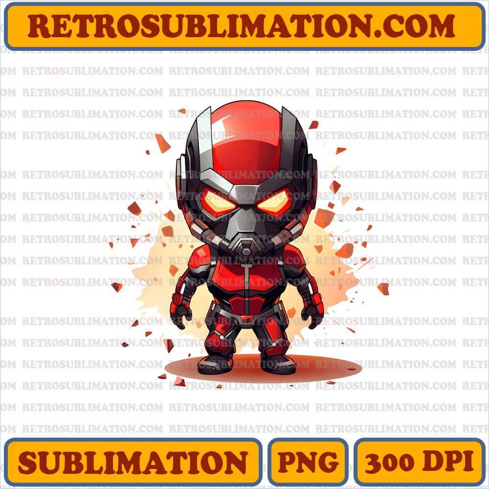 Surprise Chibi Ant-Man Digital Download - Sublimation PNG
