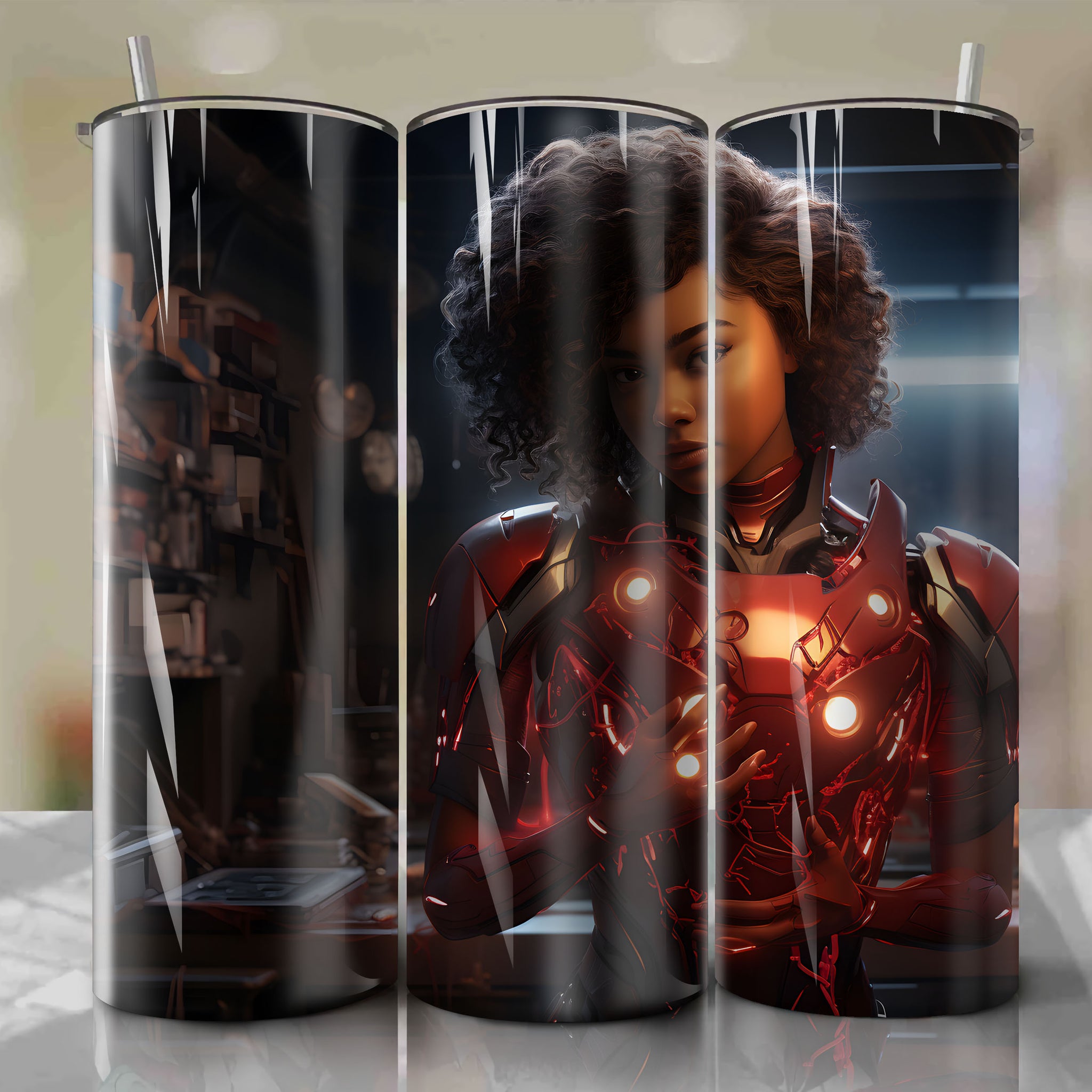 Ironheart 20 Oz Tumbler Wrap: Cutting-Edge Innovation in a Stylish Design
