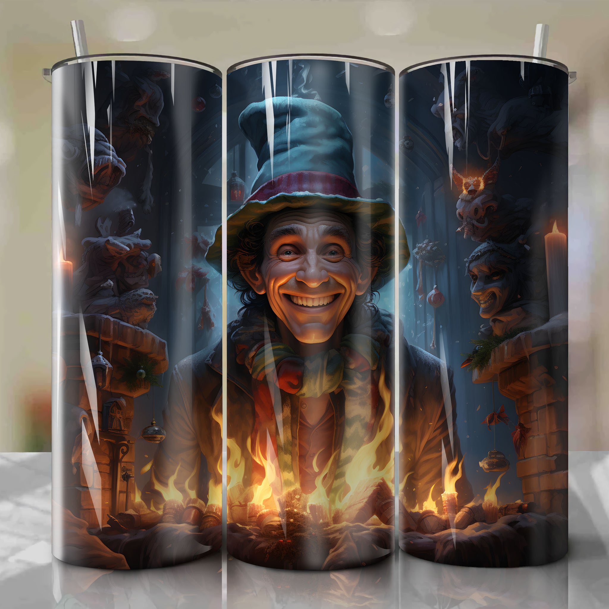 Goofiness and Warmth: Tumbler Wrap featuring Ernest P. Worrell from Saves Christmas
