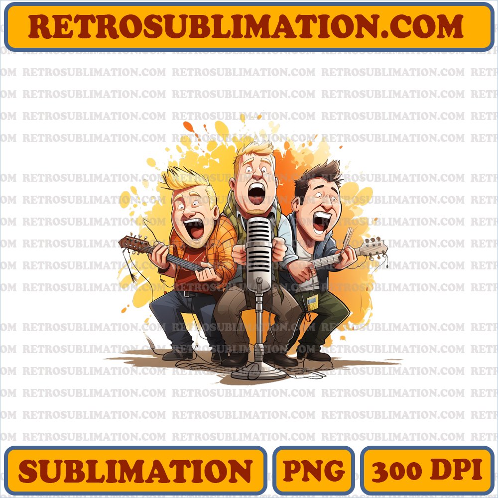 Thanksgiving Rascal Flatts - Bootleg Harmonic Singers - PNG Digital Download
