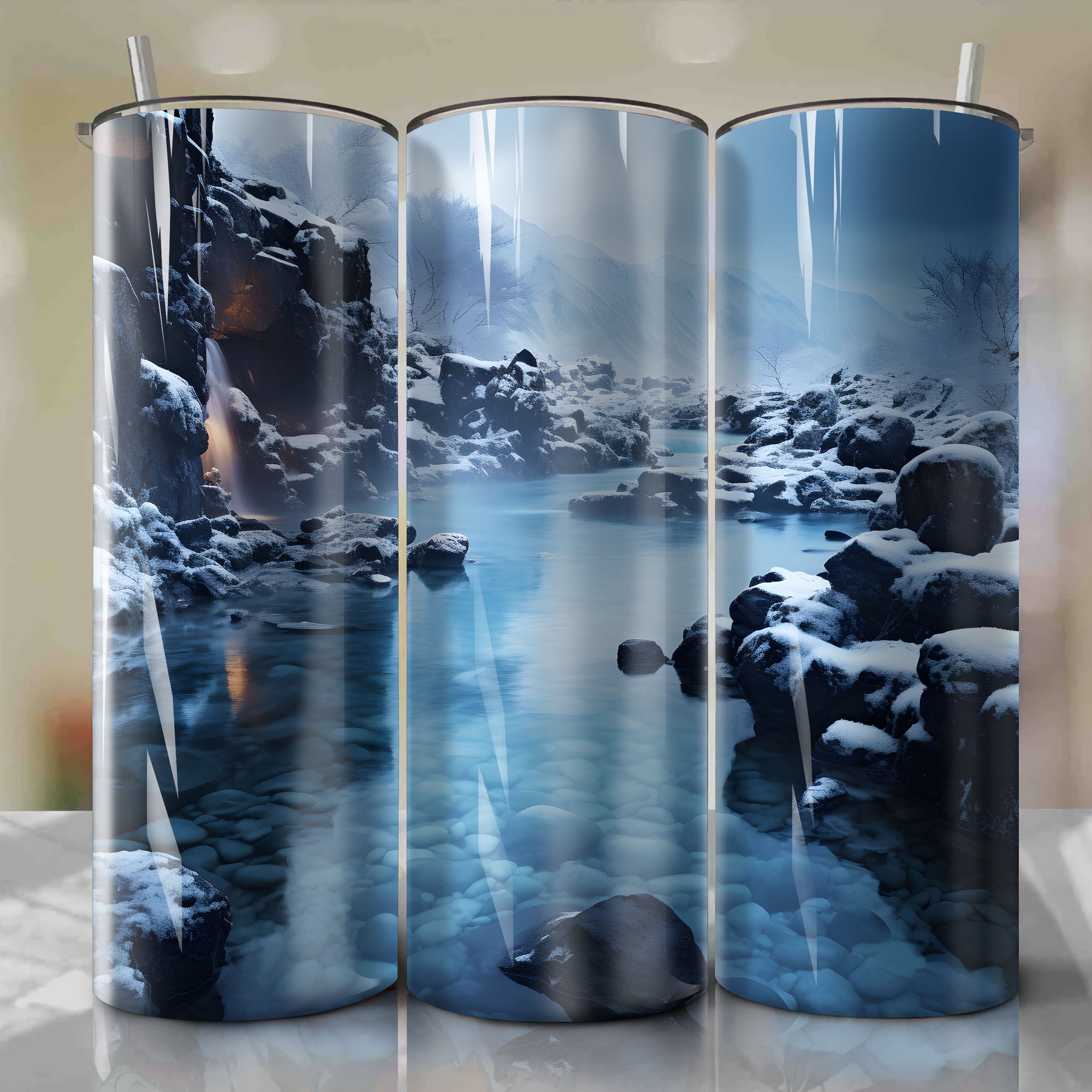 Tumbler Wrap: The Blue Lagoon Iceland - Autumn Snowy Impressions & Exposure Compensation
