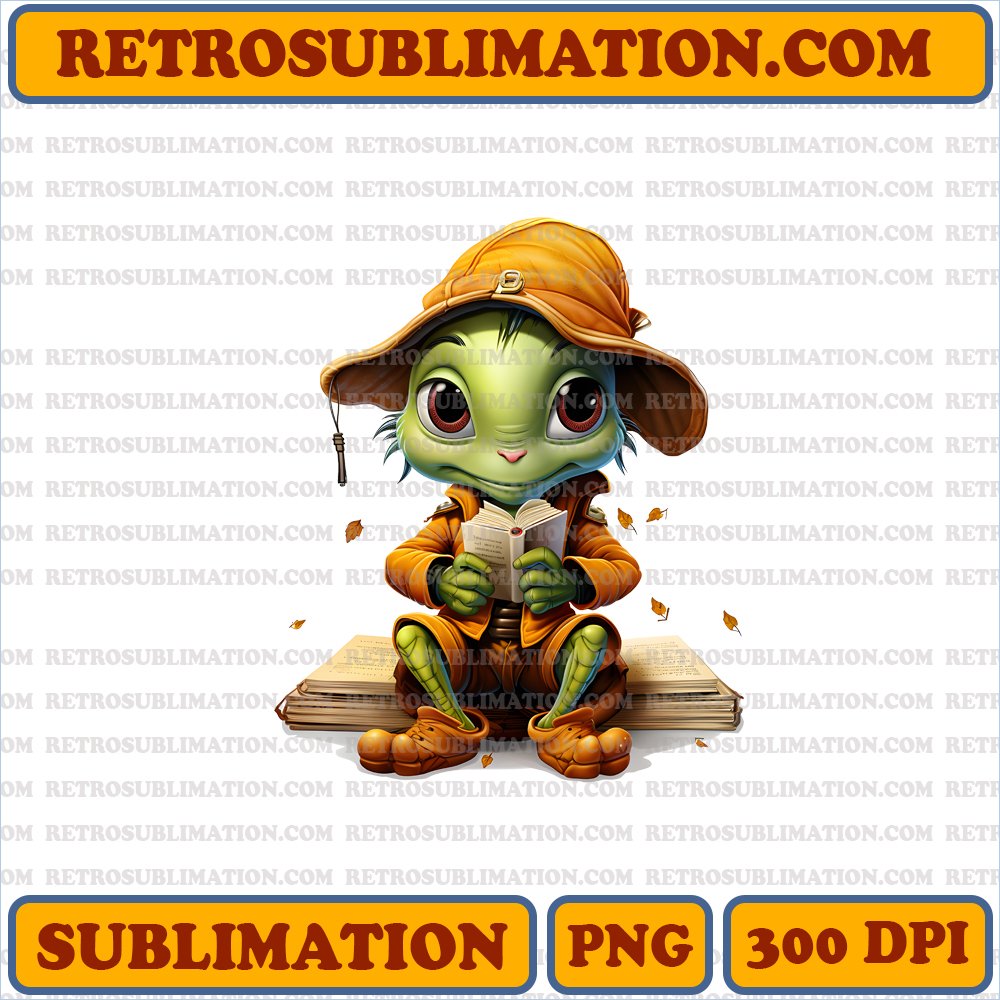 Thoughtful Jiminy Cricket on Pumpkin - Gratitude Journal | PNG Digital Download
