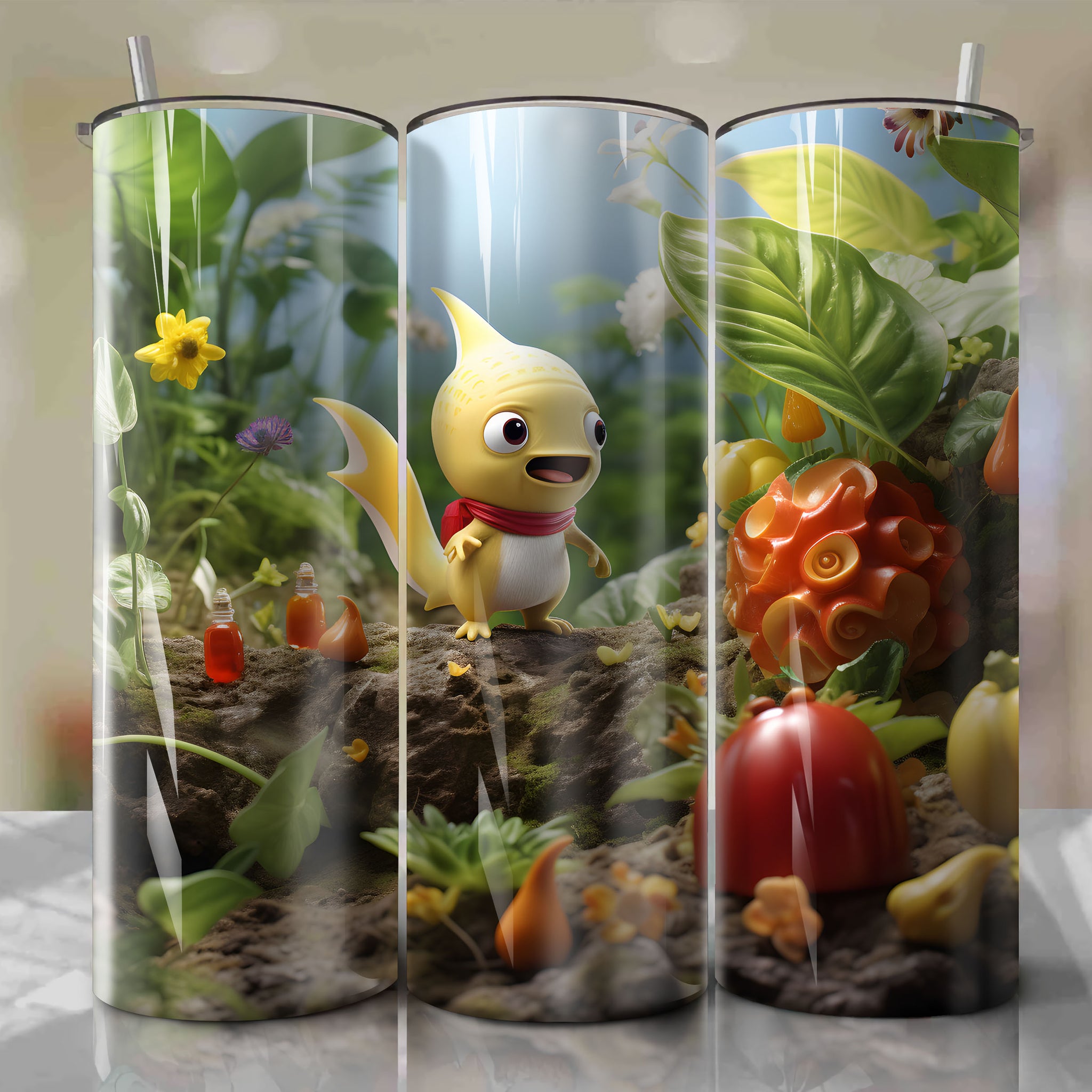 Whimsical and Endearing Louie from Pikmin 3D Illustration | Charming Artwork by Talented Artist
