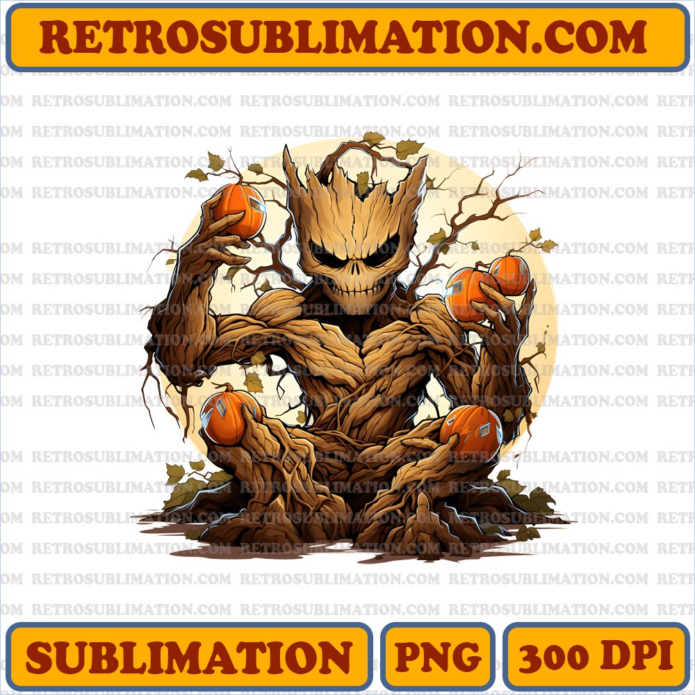 <Halloween> Groot Guardians - Baby Shielders – Unique Sublimation PNG Digital Download
