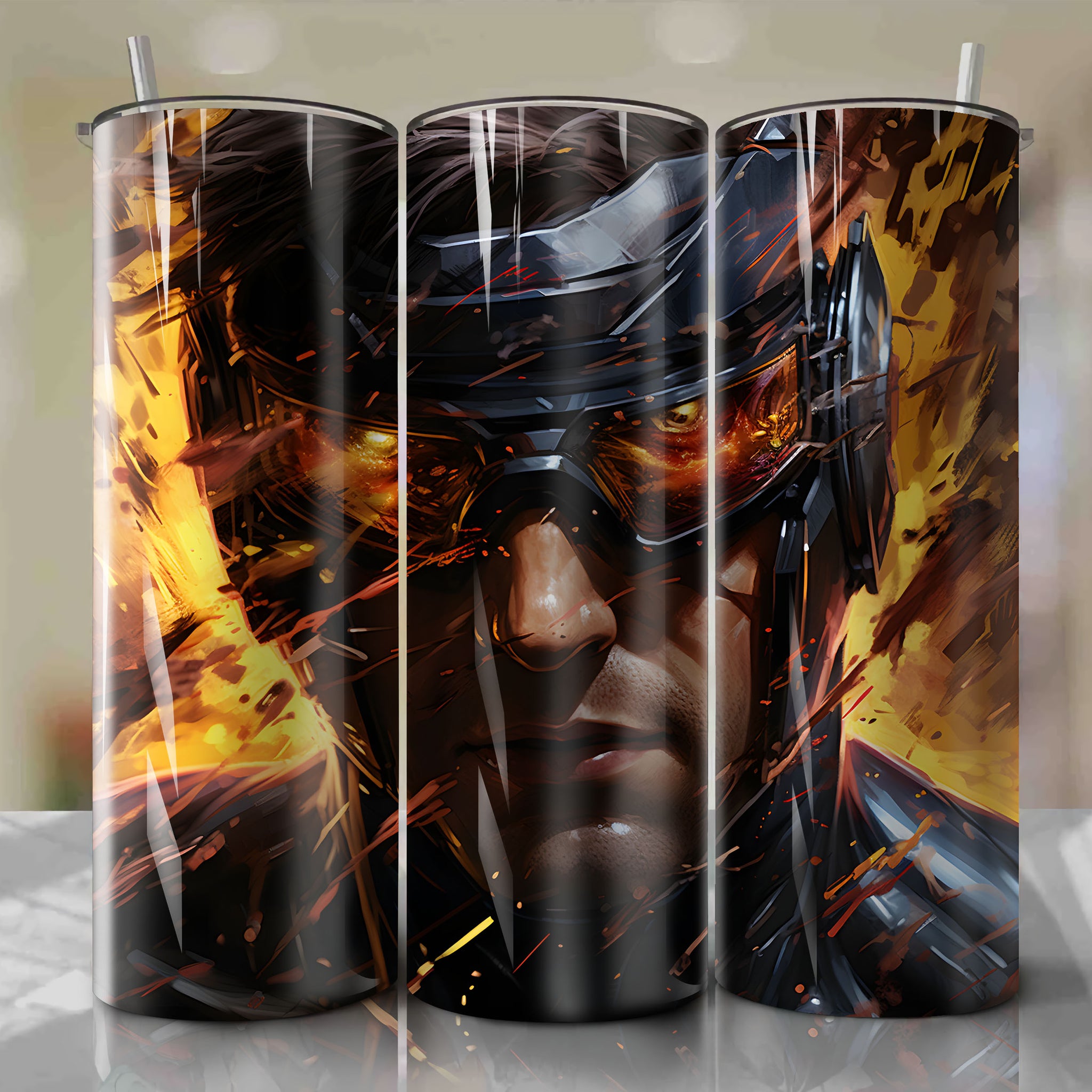 20 Oz Tumbler Wrap - Vibrant Design for Mutant Enthusiasts
