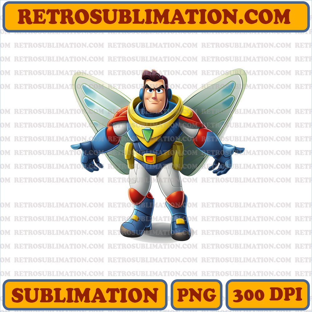 Buzz Lightyear Thanksgiving Parade Leader - Digital Download - Sublimation - Unique and Creative - PNG File
