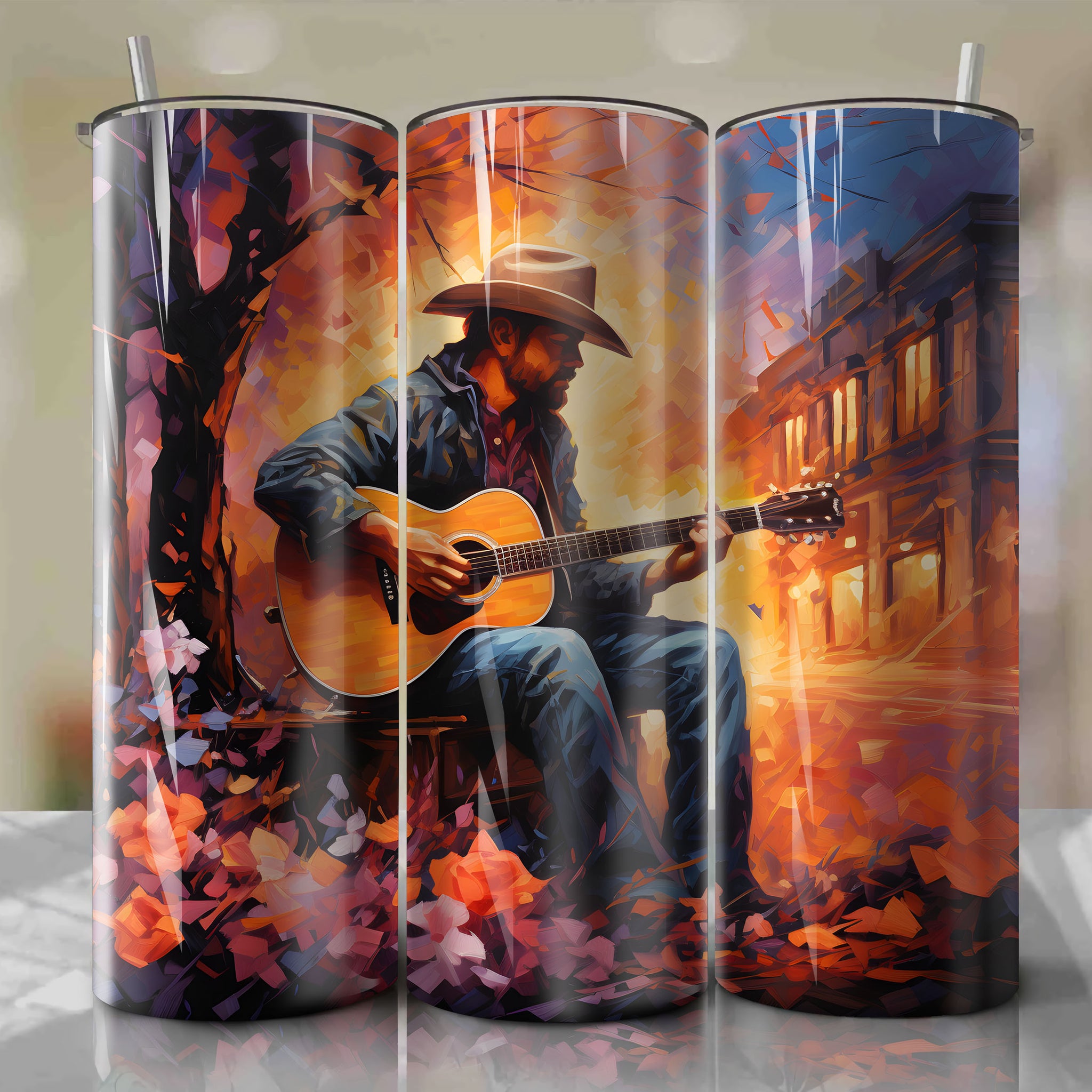 Resolute Spirit: A Captivating 20 Oz Tumbler Wrap Featuring Jason Aldean's Roots
