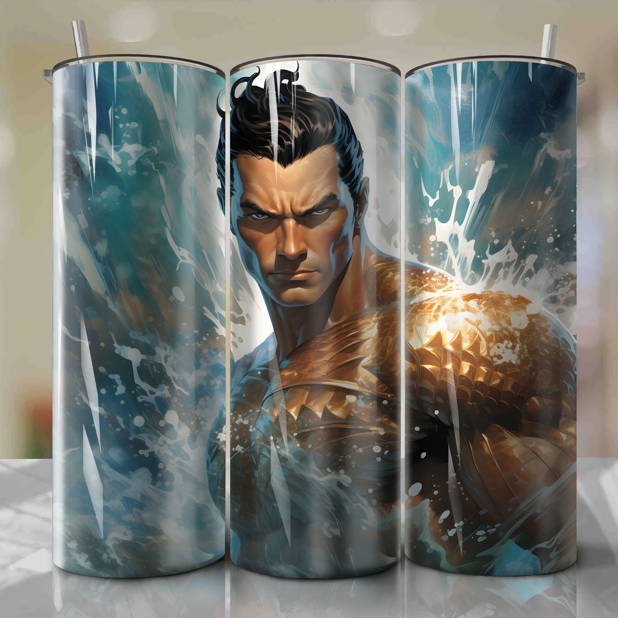 Namor: The Atlantean King Rises in a Captivating Oceanic Oil Painting
