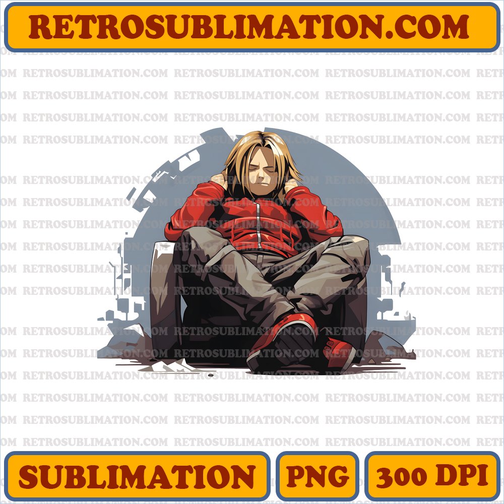 Edward Elric Thanksgiving Digital Download - Restful Fullmetal Alchemist Sublimation PNG - Memorable Location - Bootleg Style - Unique Transformation - Heartfelt Laughter
