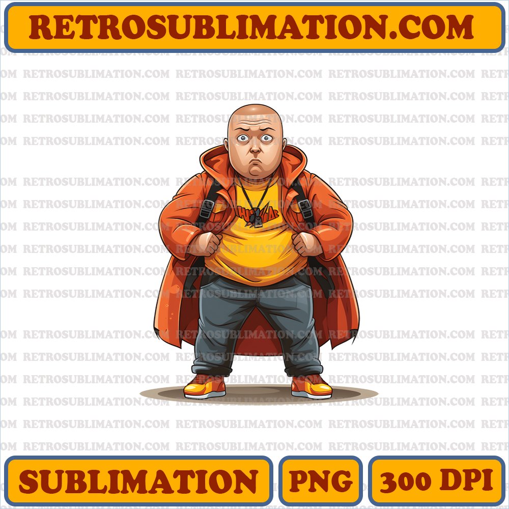 Amazed Bobby Hill Halloween Parade PNG Digital Download - Sublimation
