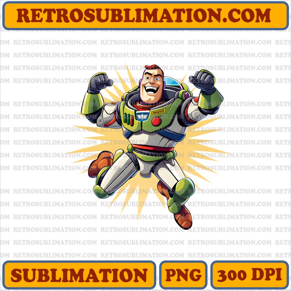 Festive Fiesta - Spanish Mode Buzz Lightyear Digital Download - Sublimation PNG
