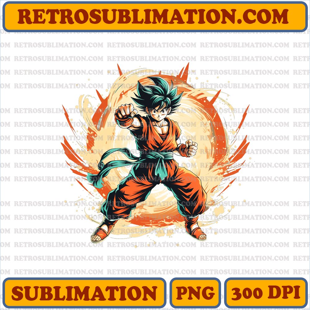 Christmas Son Goku Kamehameha - Festive Glow - Vibrant Sublimation PNG Download
