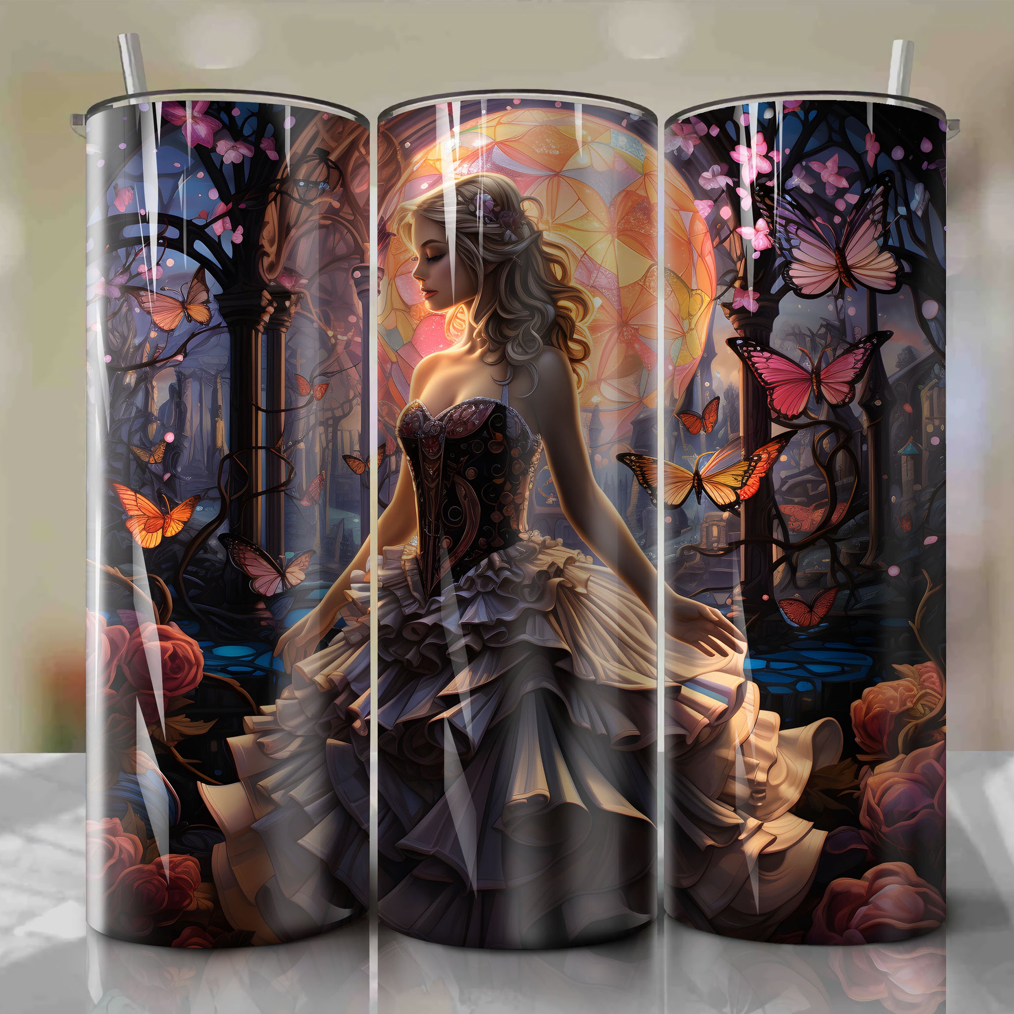 Tumbler Wrap - The Sugar Plum Fairy: Grace and Elegance in a Dreamy World
