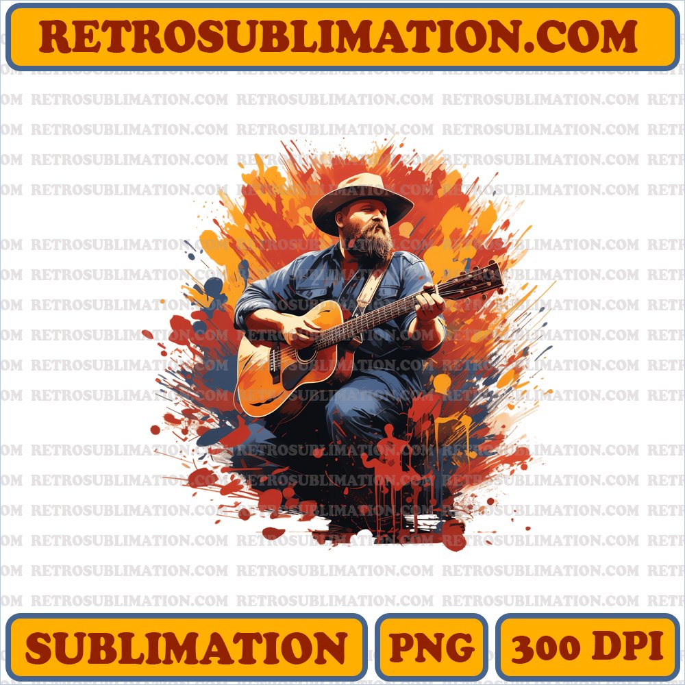 Thanksgiving Zac Brown Band Crowd - United Music Vibes - High-Contrast Sublimation PNG
