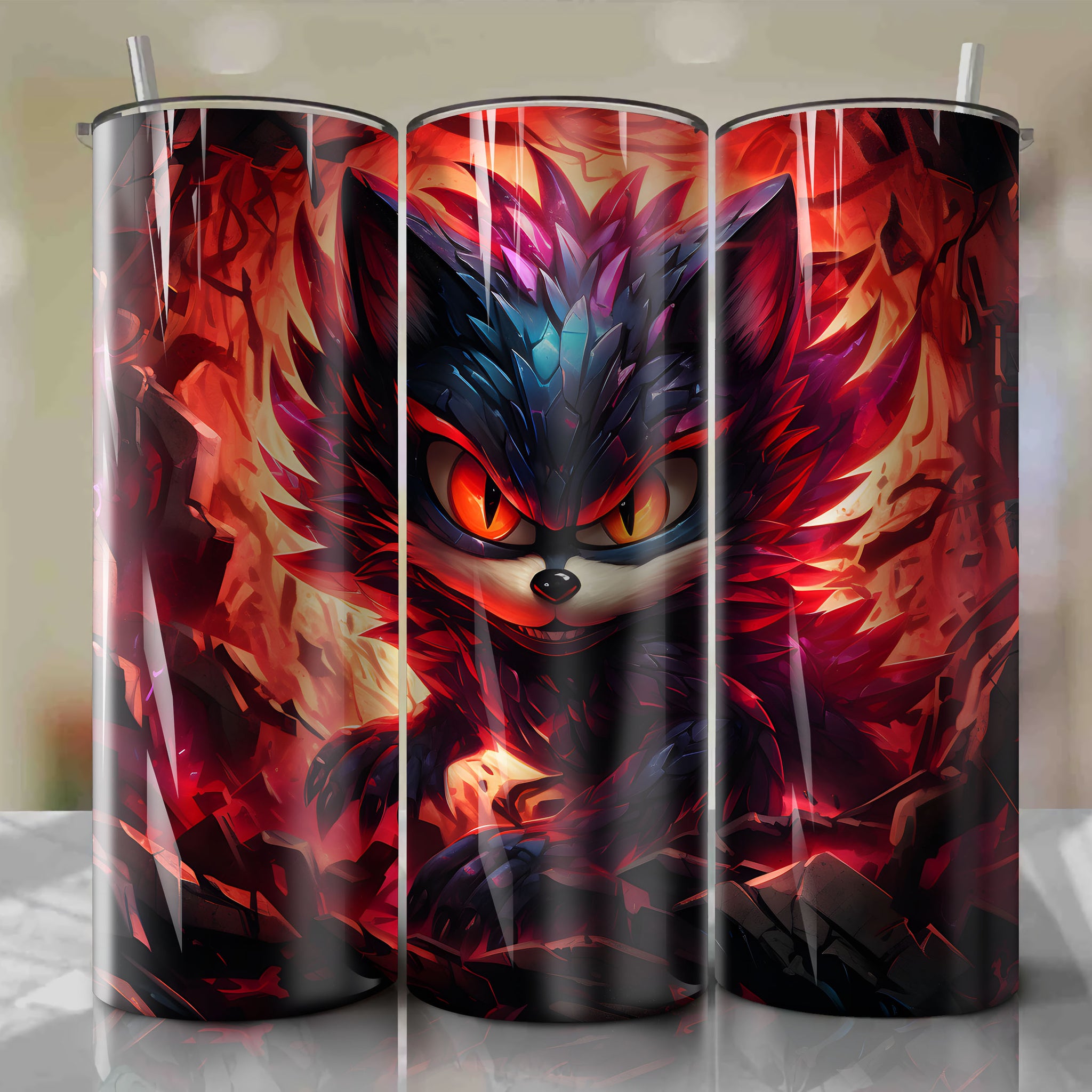 20 Oz Tumbler Wrap - Vibrant and Artistic Design for Your Drinkware
