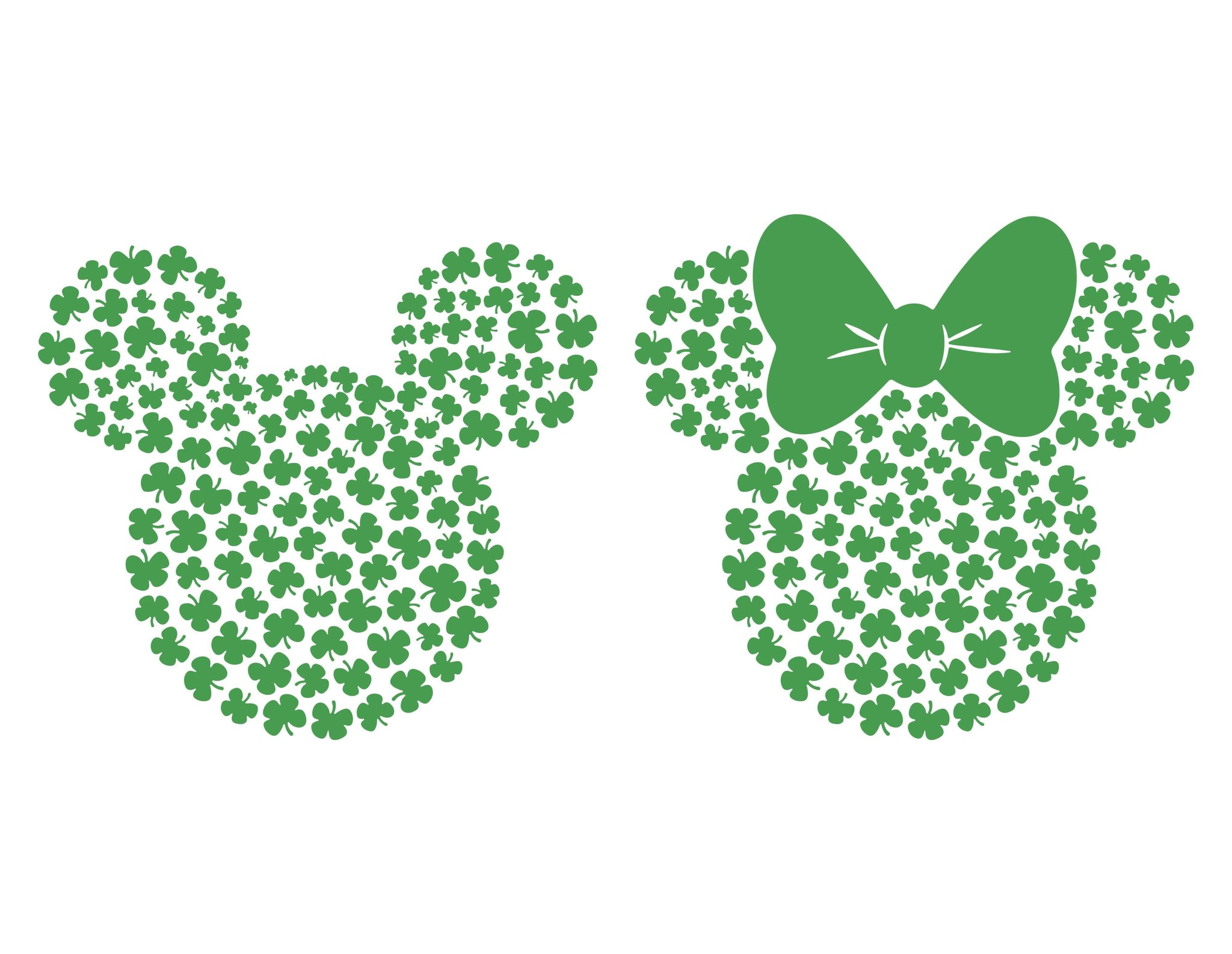 Bundle Mickey Minnie Green Shamrocks SVG, Family Svg, Magical Kingdom Svg, Family Trip Svg, Family Trip 2023 Svg, Vacay Mode Svg, Best Day Ever Svg