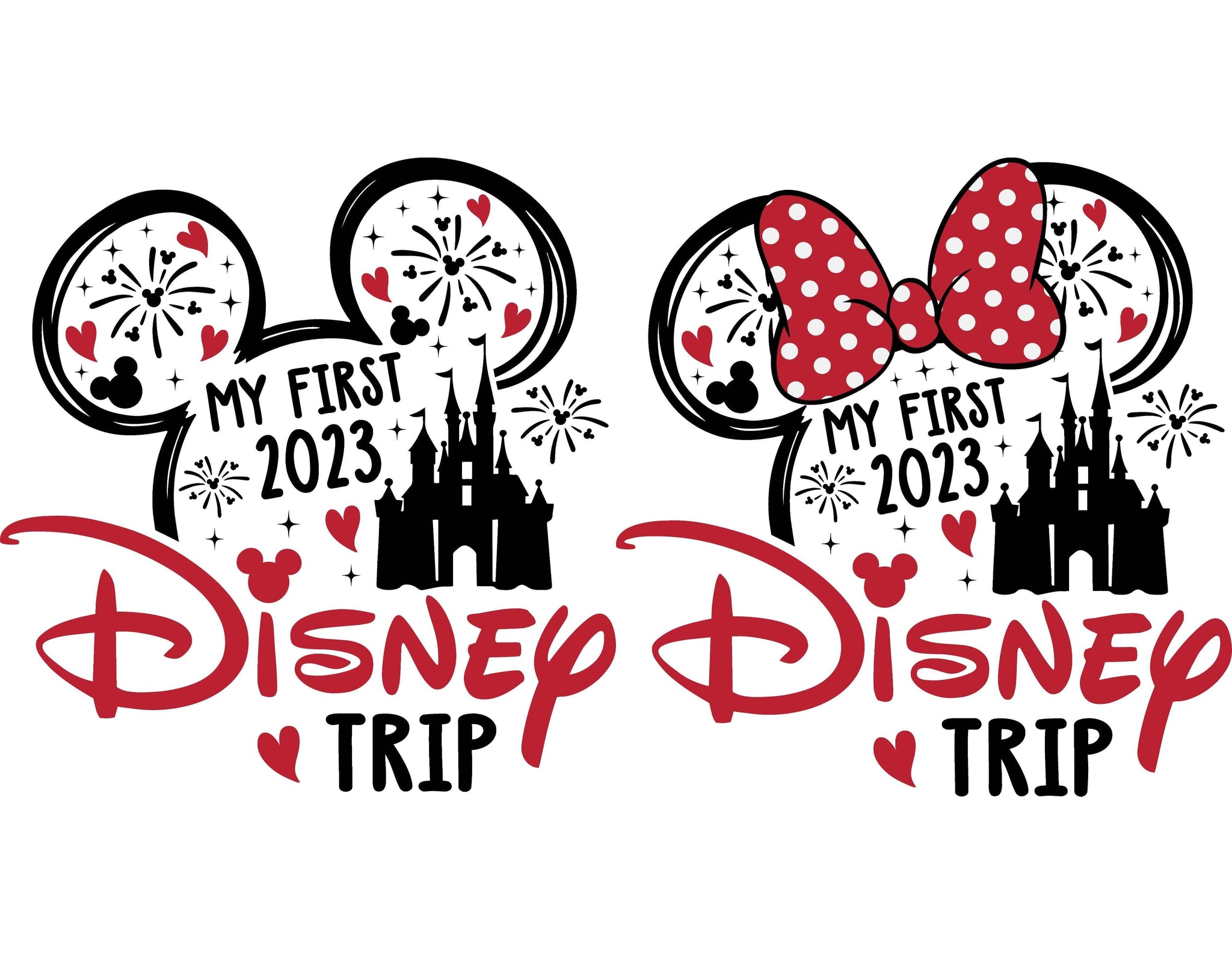 My First Disney Trip 2023 Bundle SVG - Instant Download