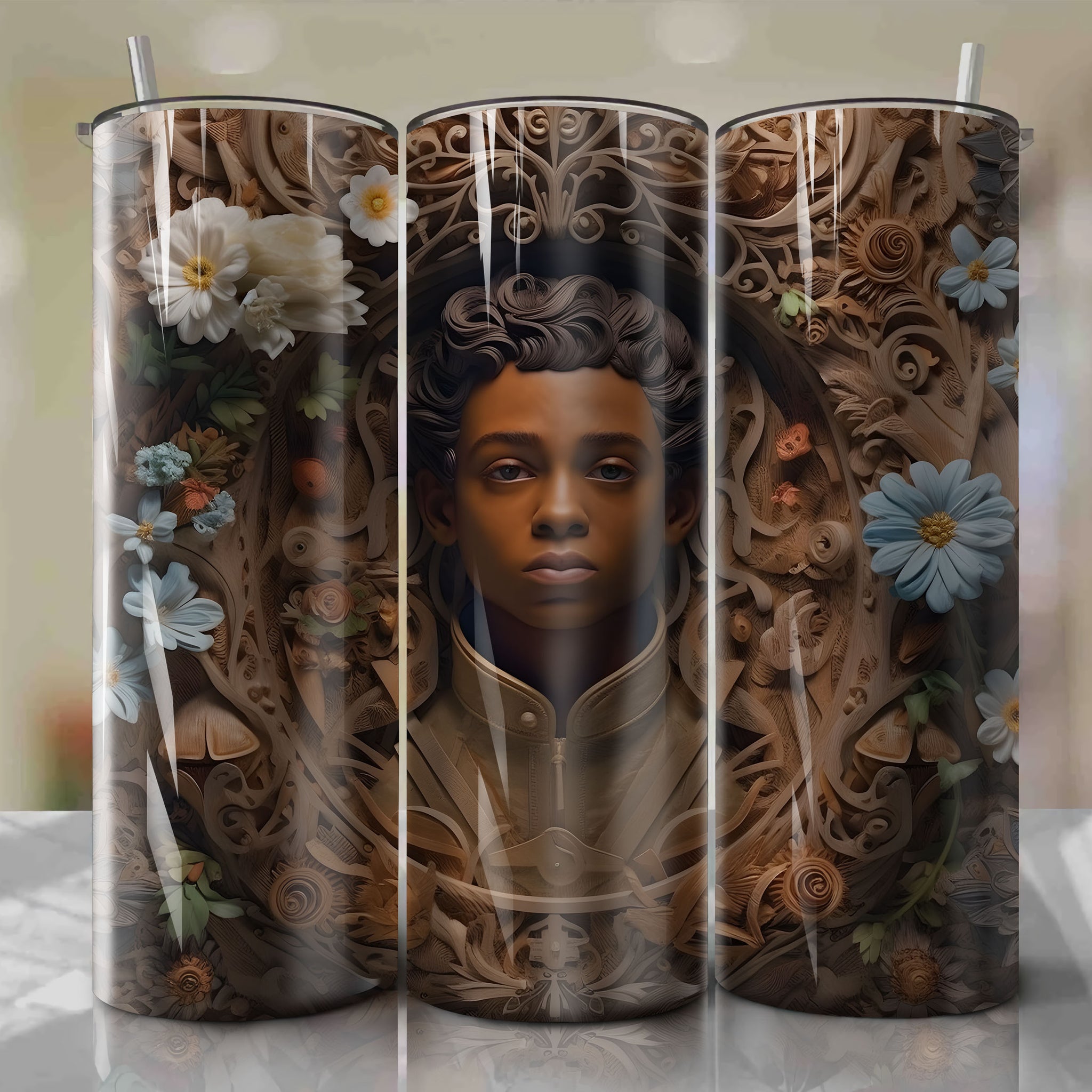 Skinny Tumbler 20oz Wrap PNG - Sublimation - Digital Download - Finn