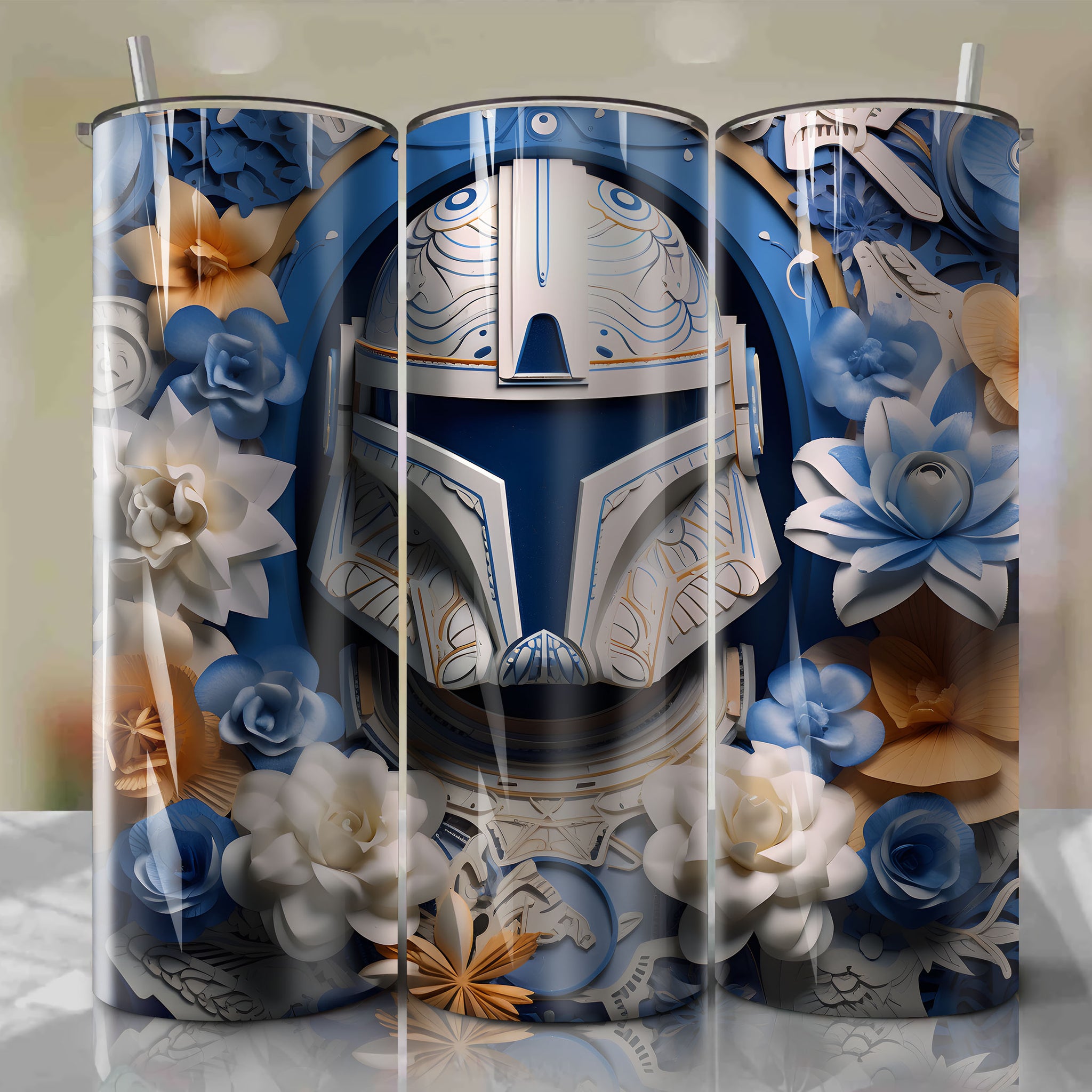 Captain Rex Skinny Tumbler 20oz Wrap PNG - Sublimation - Digital Download