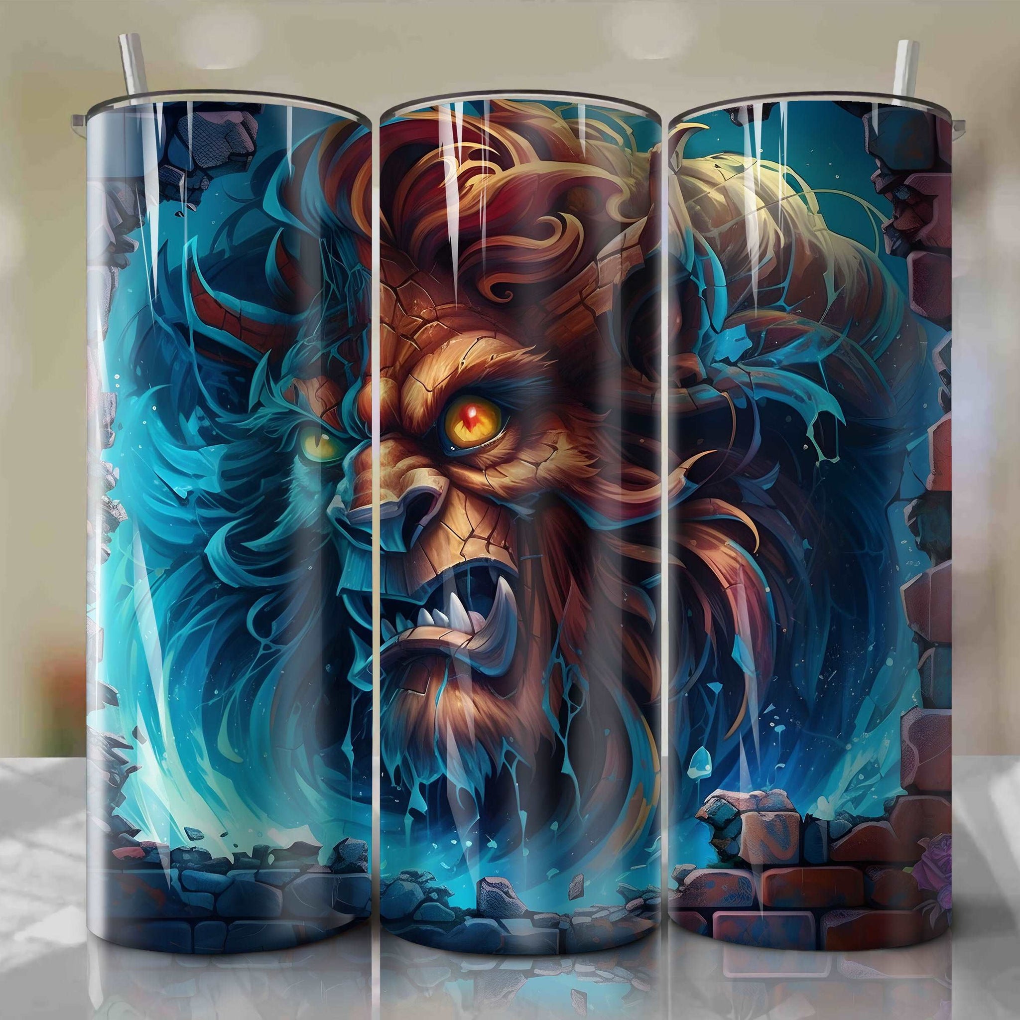 Beauty and the Beast Tumbler, Beauty and the Beast Skinny Tumbler