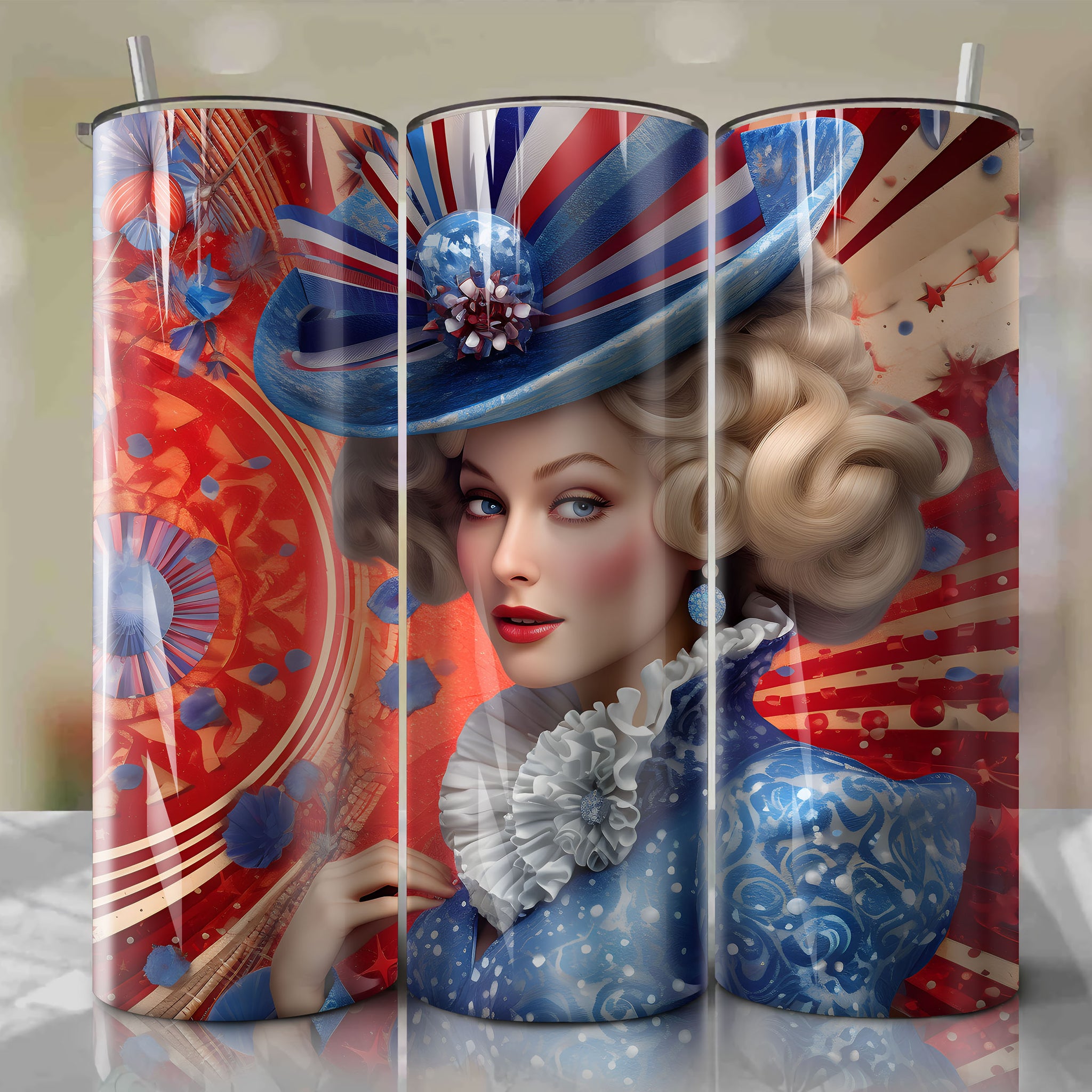 Cinderella - Fairy Godmother Wrap PNG Skinny Tumbler 20oz - Sublimation 3D 4th Of July | Digital Download