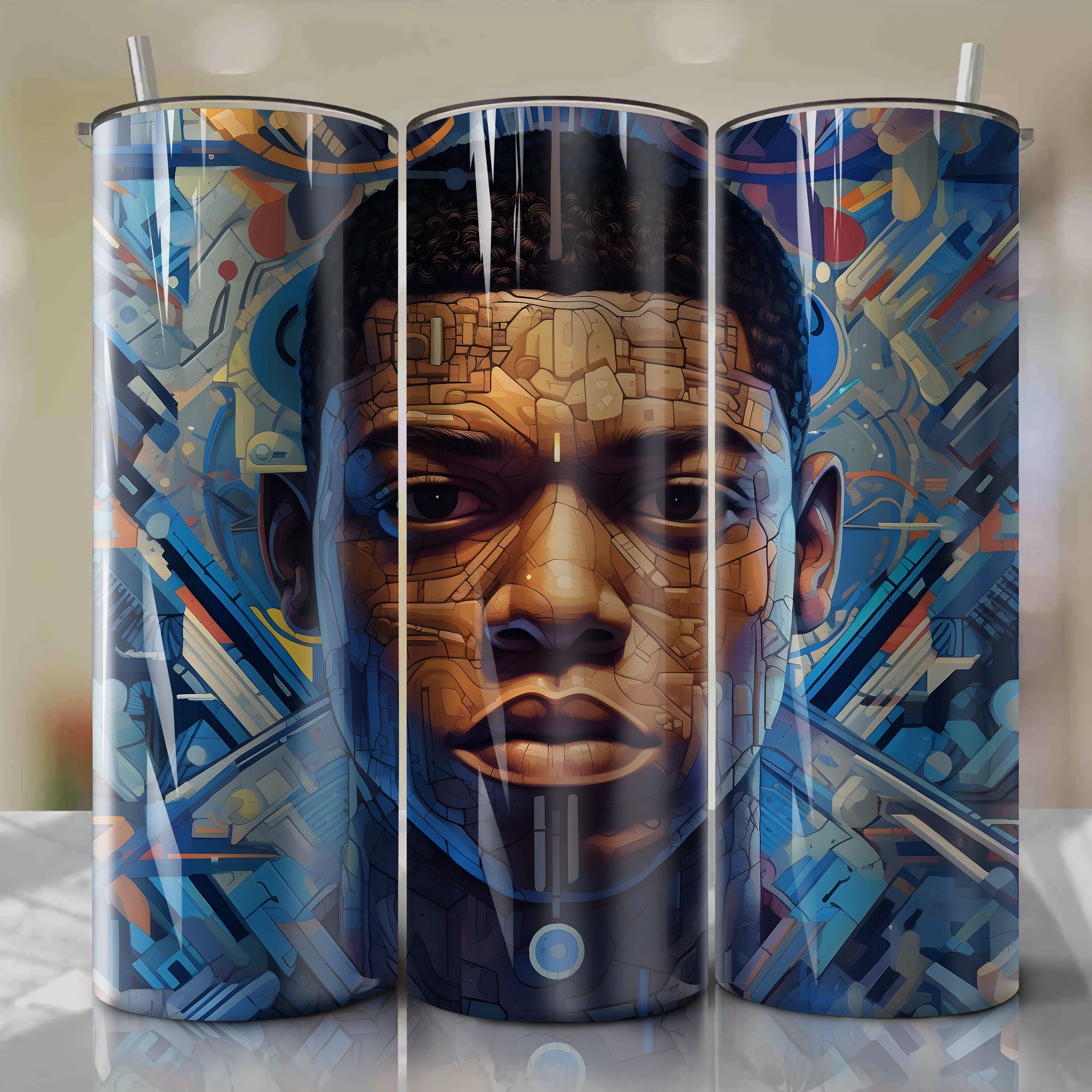 Star Wars - Finn Wrap PNG Skinny Tumbler 20oz - Sublimation 3D 4th Of July | Digital Download