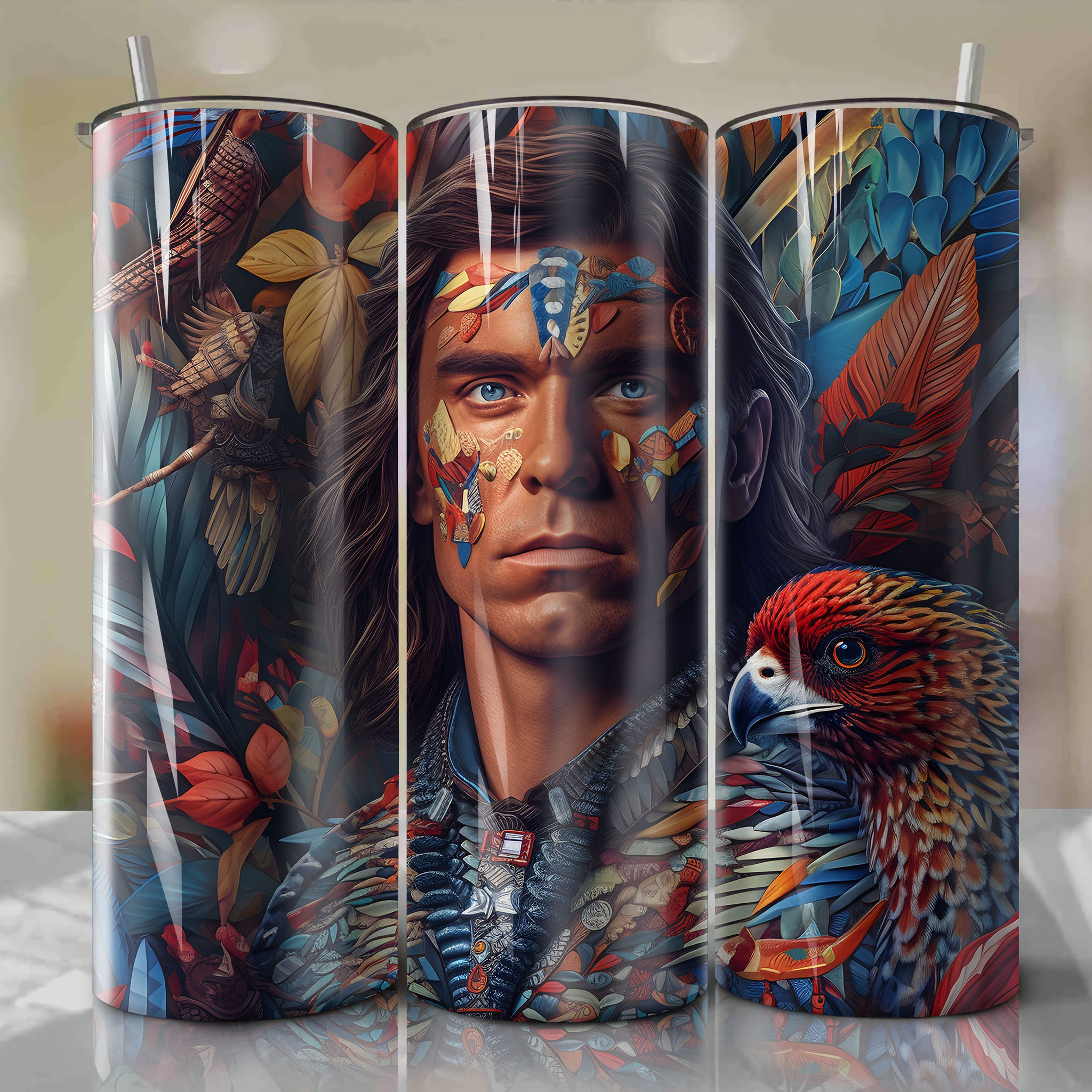 Tarzan Wrap PNG Skinny Tumbler 20oz - Sublimation 3D 4th Of July | Digital Download