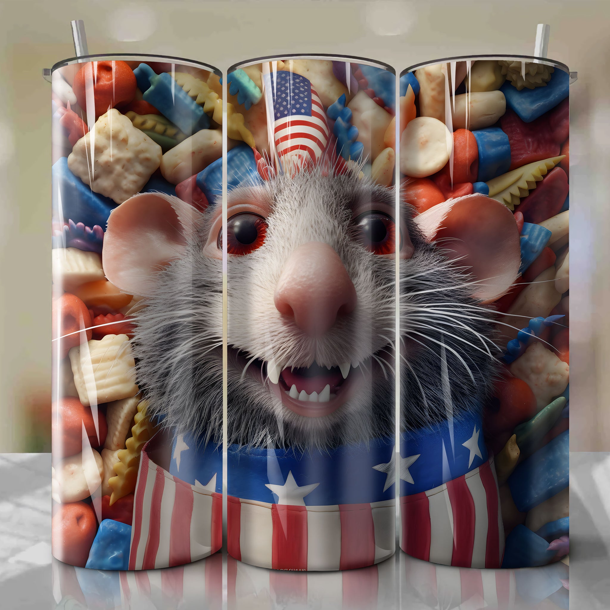 Ratatouille - Remy Wrap PNG Skinny Tumbler 20oz - Sublimation 3D 4th Of July | Digital Download