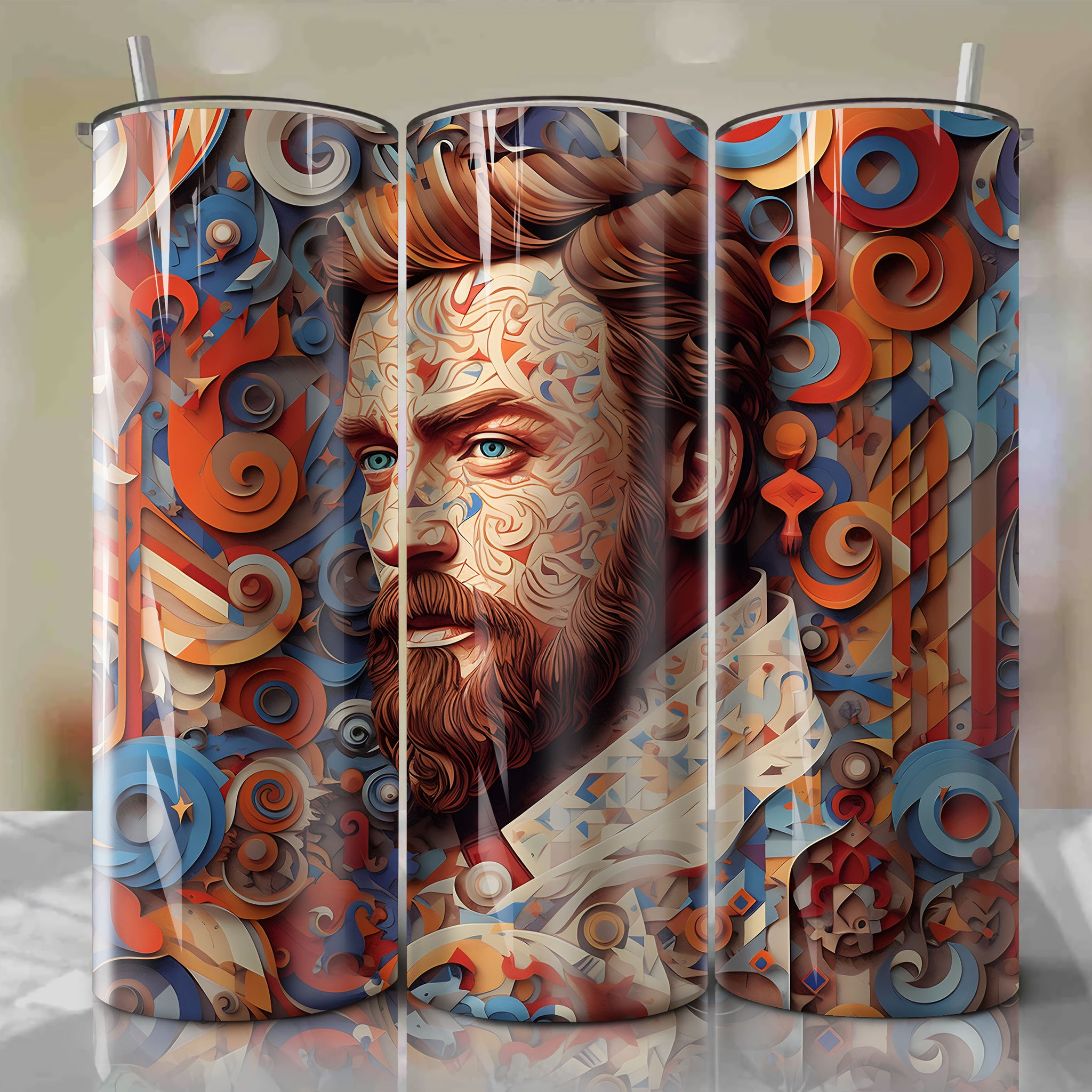 Star Wars - Obi-Wan Kenobi Wrap PNG Skinny Tumbler 20oz - Sublimation 3D 4th Of July | Digital Download