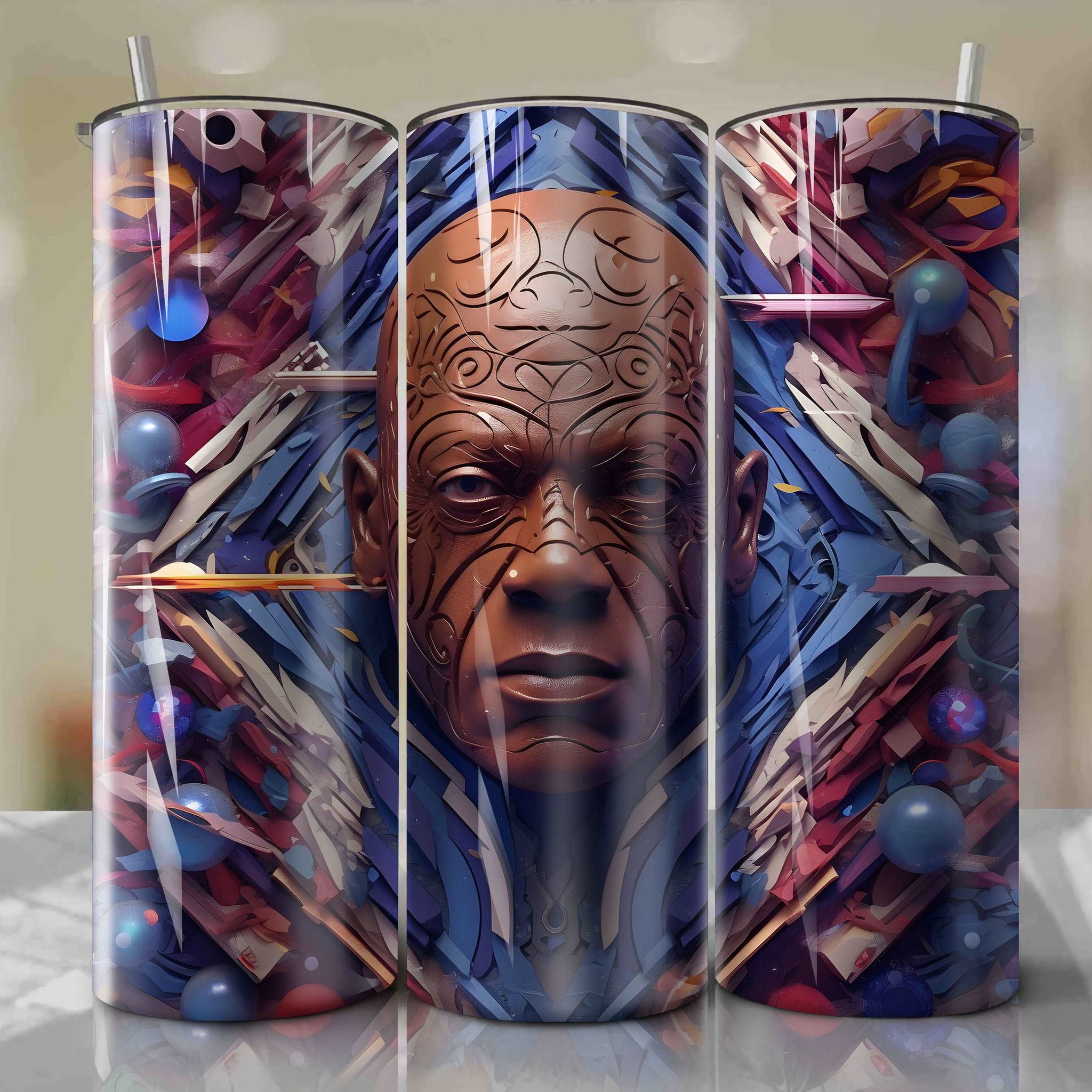 Star Wars - Mace Windu Wrap PNG Skinny Tumbler 20oz - Sublimation 3D 4th Of July | Digital Download