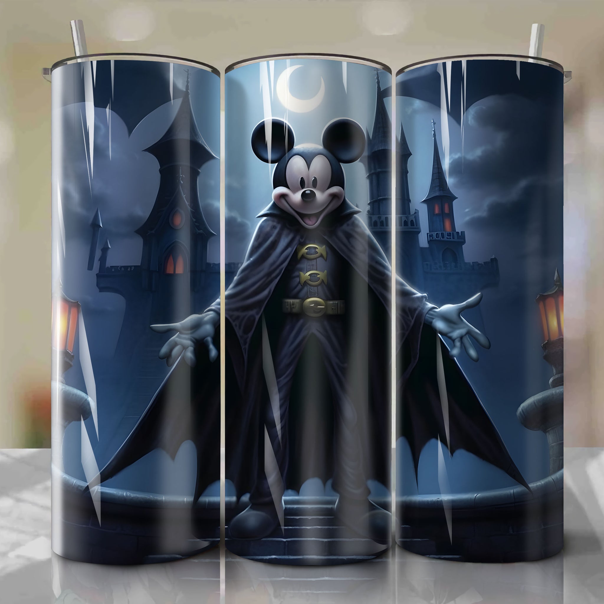 Halloween Mickey Tumbler - 20oz Skinny Wrap PNG - Digital Download