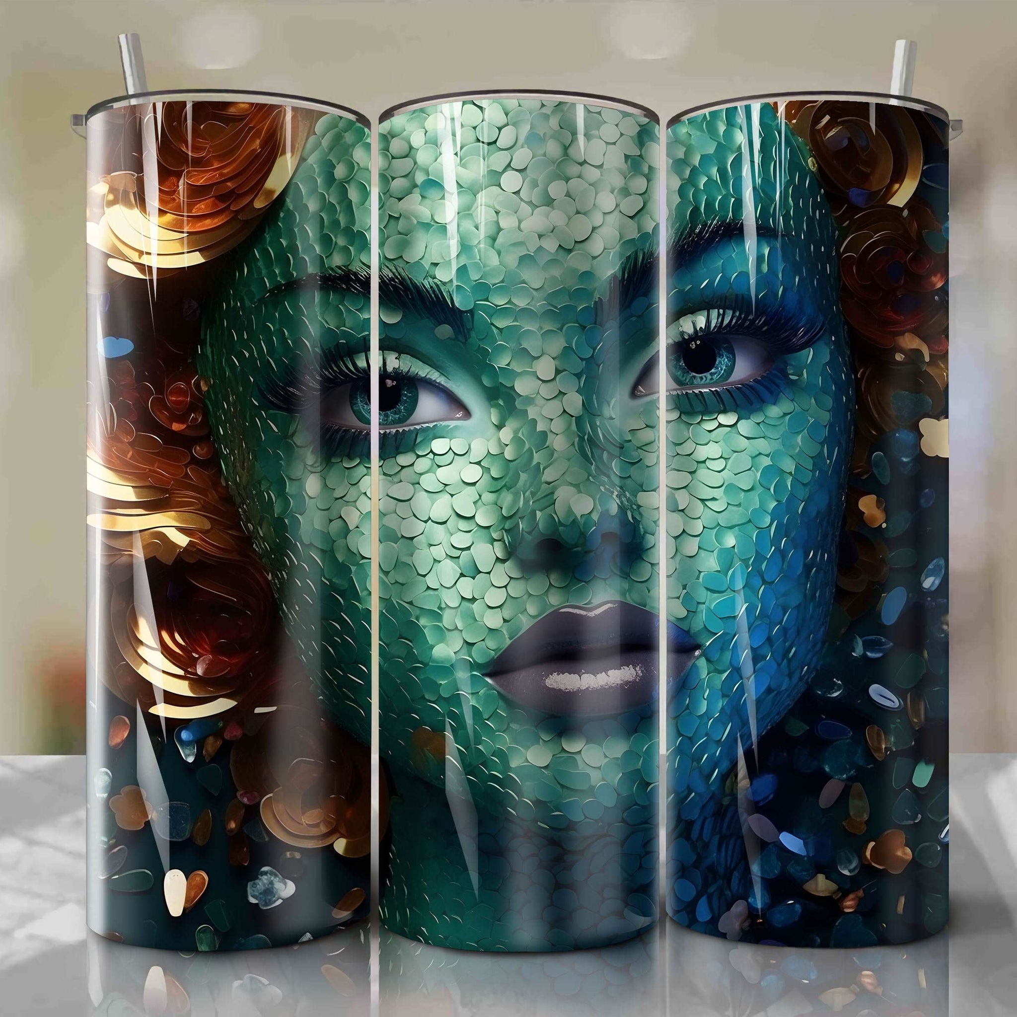 Little Mermaid 20oz Skinny Tumbler Wrap | Princess Ariel and Prince Eric  PNG Sublimation Design