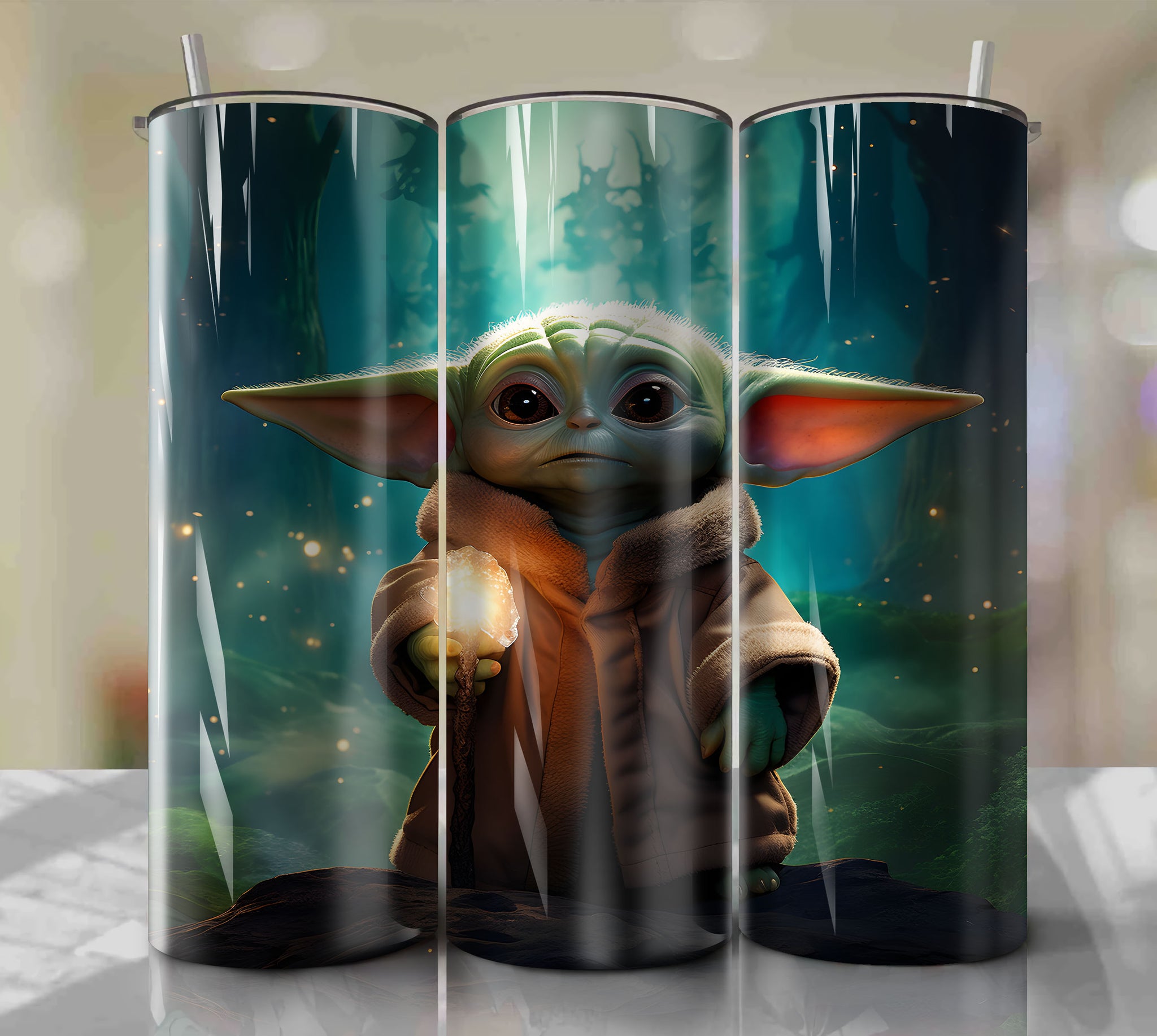 Disney Aliens Straw Lid Stitch Straw Topper Baby Yoda Tumbler Decoration  Toy Story Party Gift Loot Bag Grogu Cruise Fish Extender 