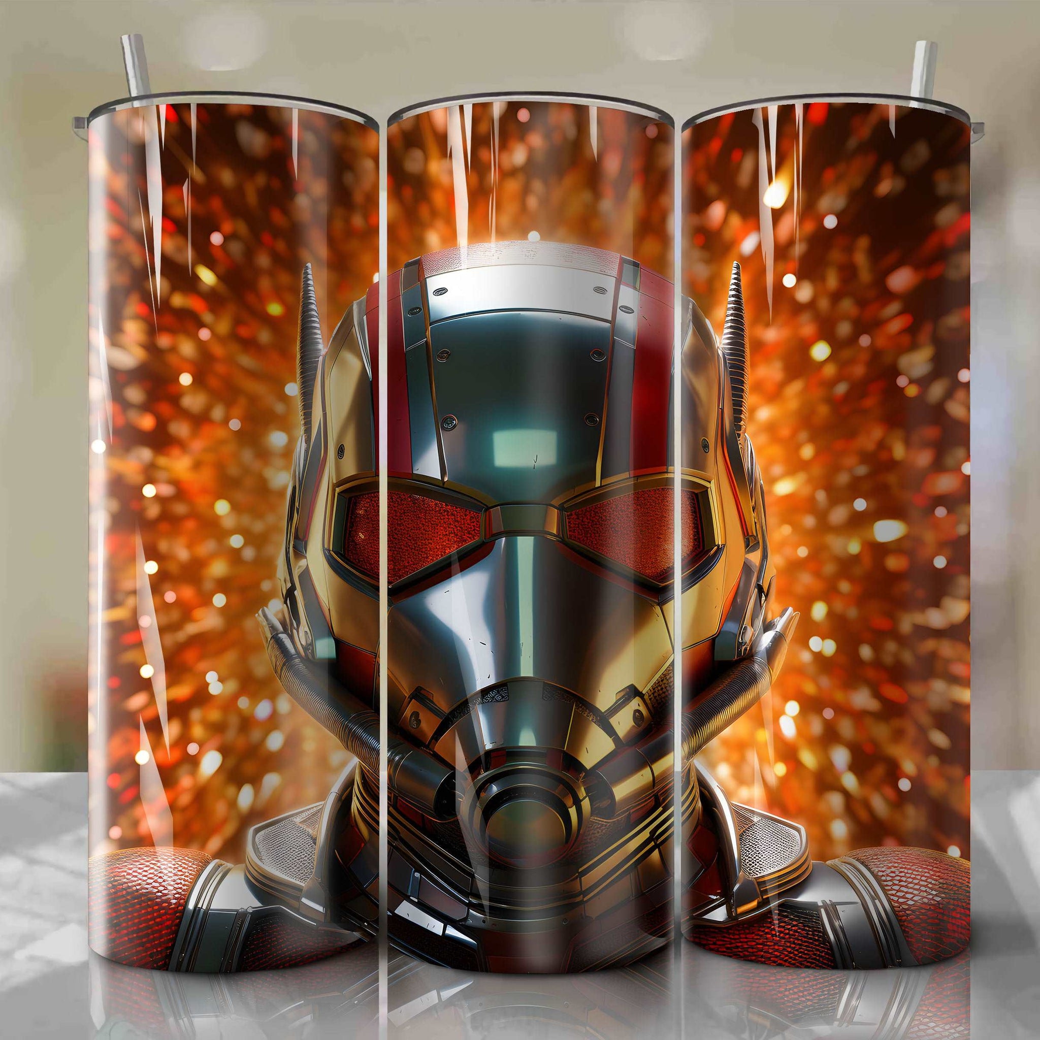 Ant-Man | 3D Bling | Wrap PNG Skinny Tumbler 20oz | Sublimation | Digital Download