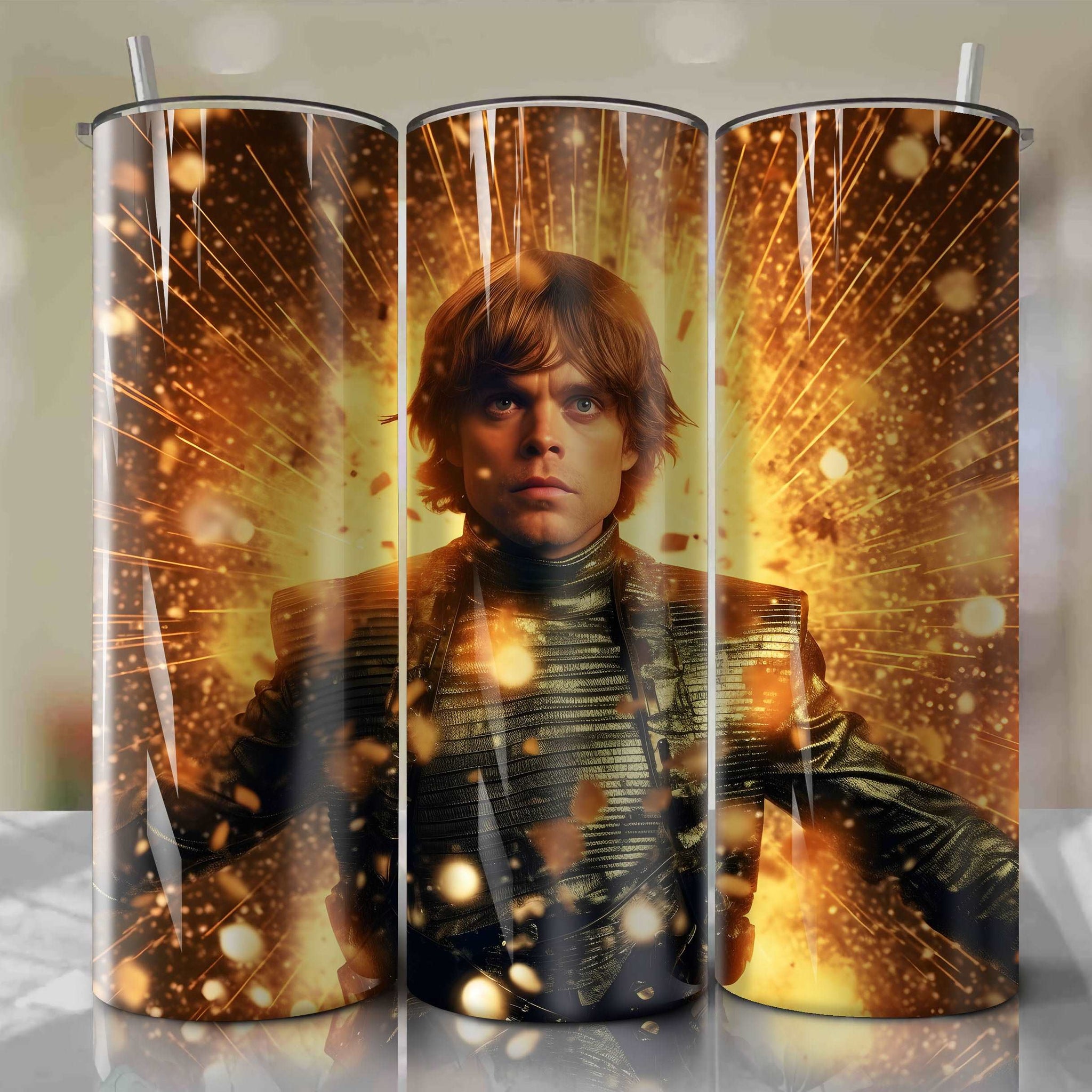 Luke Skywalker | 3D Bling | Wrap PNG Skinny Tumbler 20oz | Sublimation | Digital Download