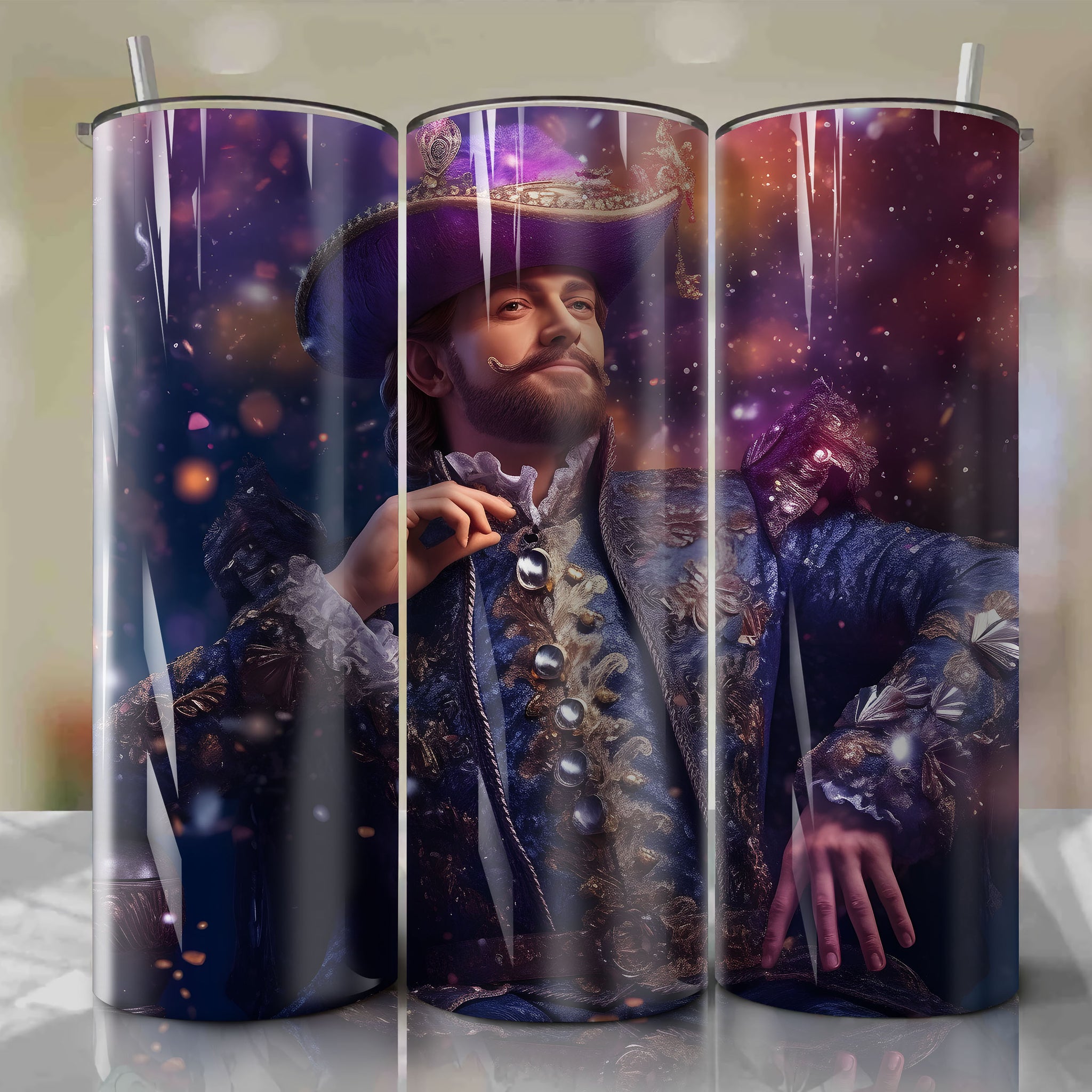 Duke of Weselton | 3D Bling | Wrap PNG Skinny Tumbler 20oz | Sublimation | Digital Download