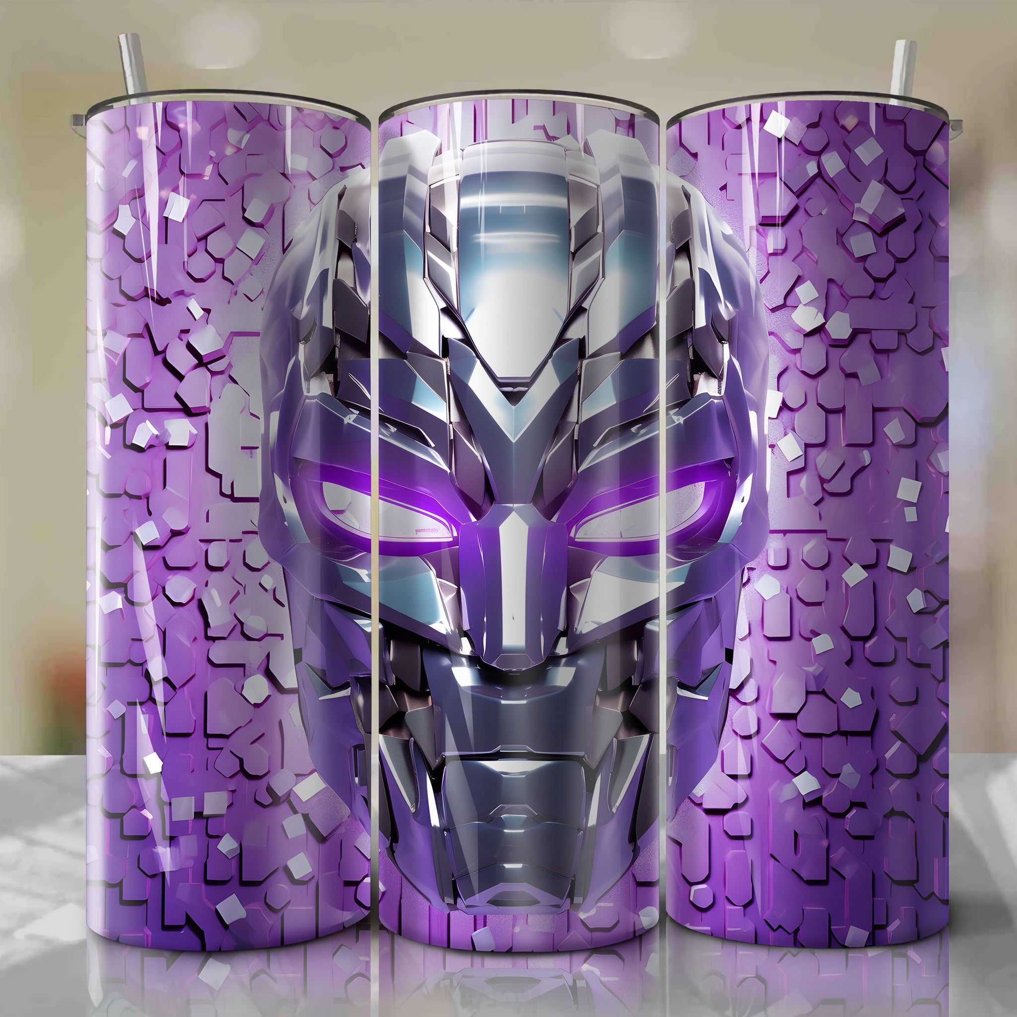 Magneto | 3D Bling | Wrap PNG Skinny Tumbler 20oz | Sublimation | Digital Download