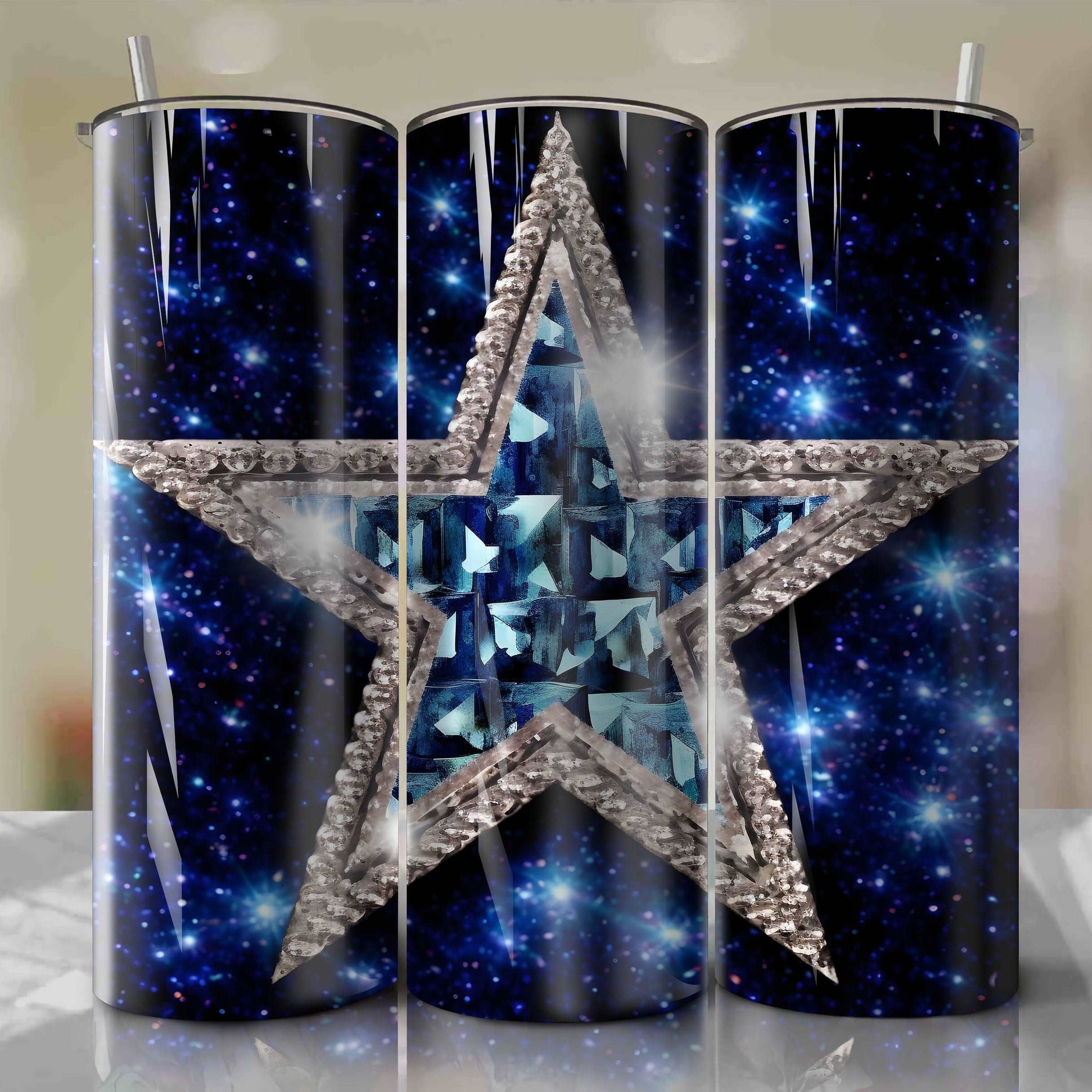 Limited edition Personalized Dallas Cowboys Jesus 3D Tumbler –