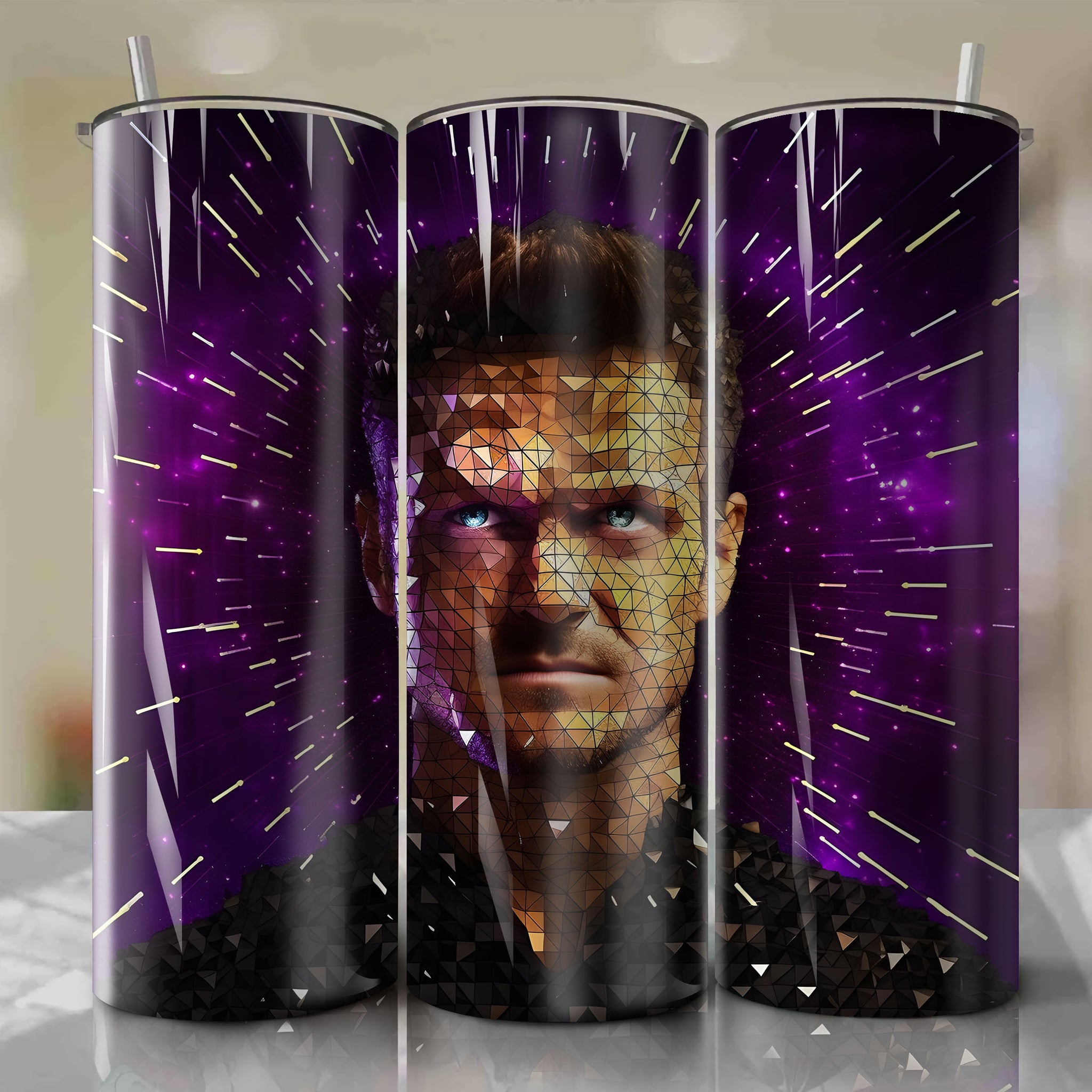 Hawkeye | 3D Bling | Wrap PNG Skinny Tumbler 20oz | Sublimation | Digital Download