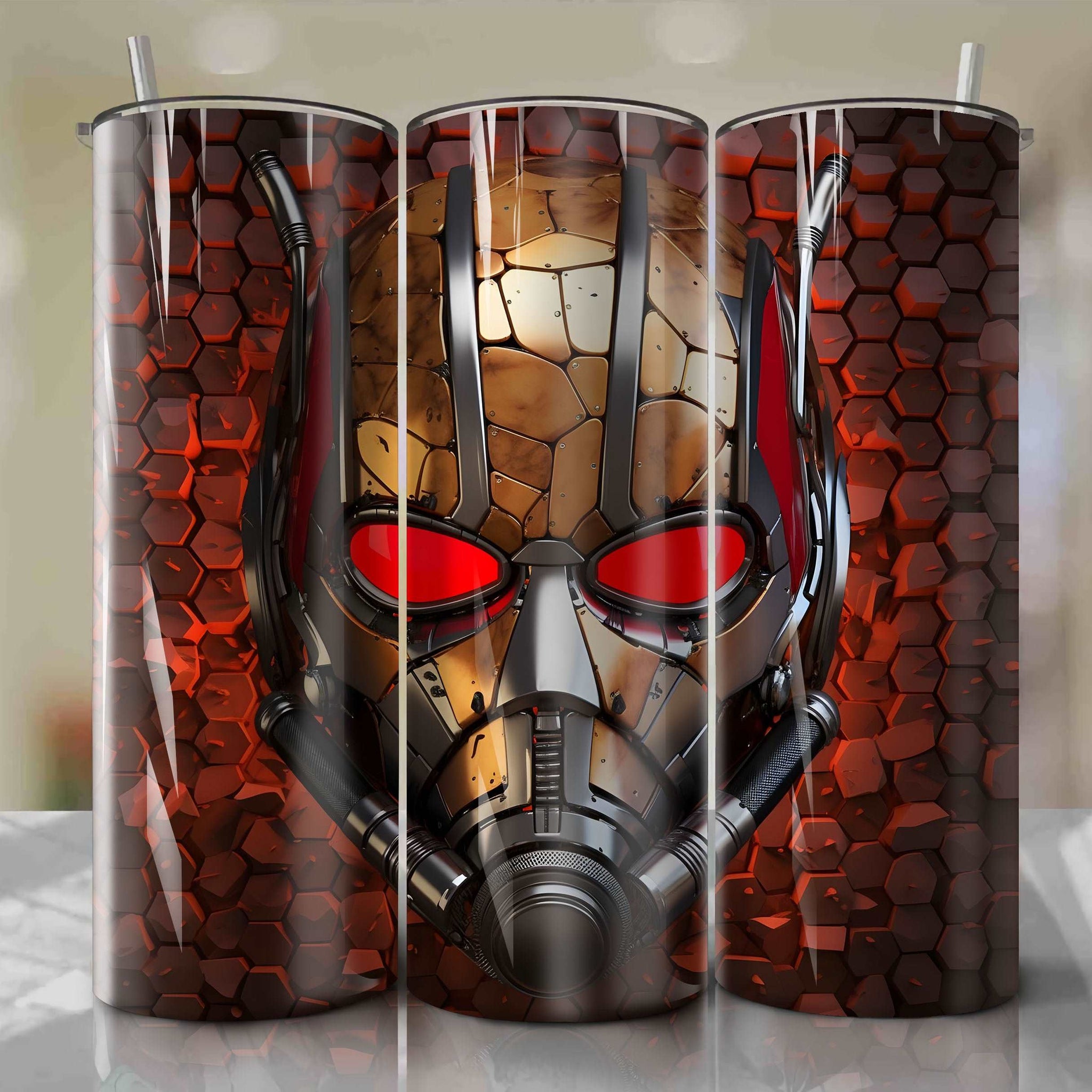 Ant-Man | 3D Bling | Wrap PNG Skinny Tumbler 20oz | Sublimation | Digital Download