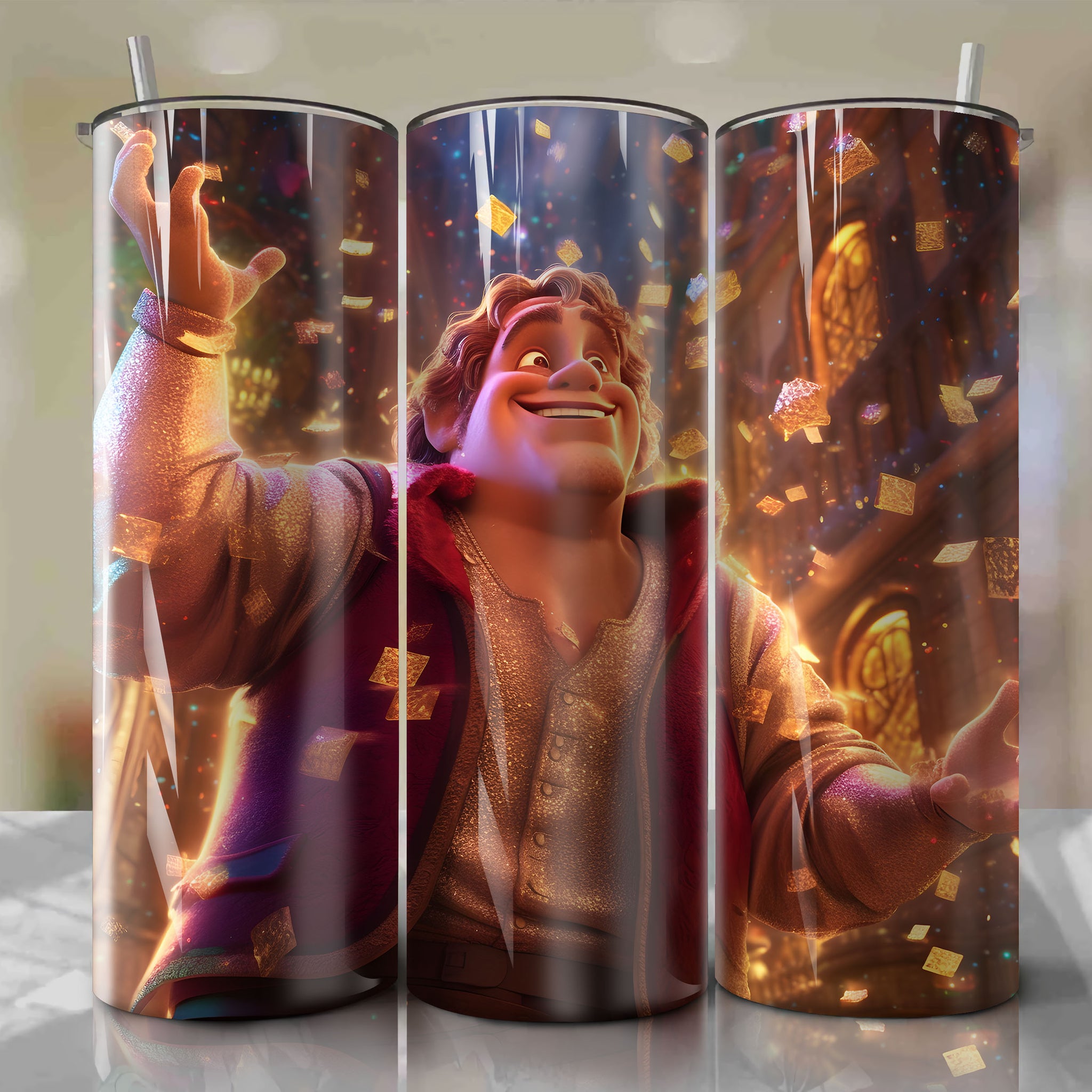 The Hunchback of Notre Dame - Quasimodo | 3D Bling | Wrap PNG Skinny Tumbler 20oz | Sublimation | Digital Download