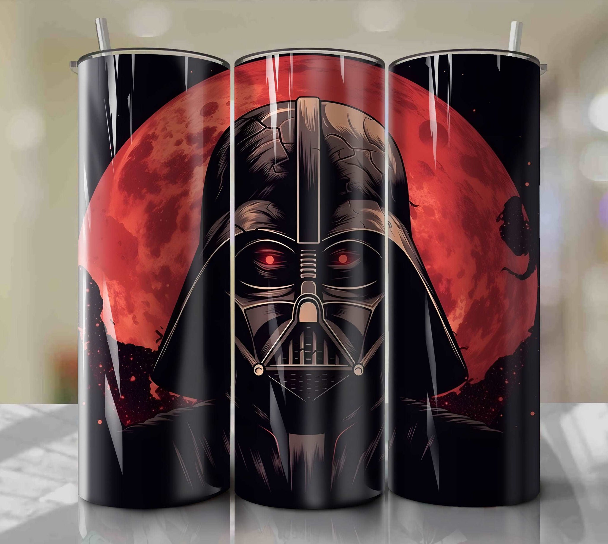 Collector's Edition Darth Vader Skinny Tumbler - 20oz PNG Wrap